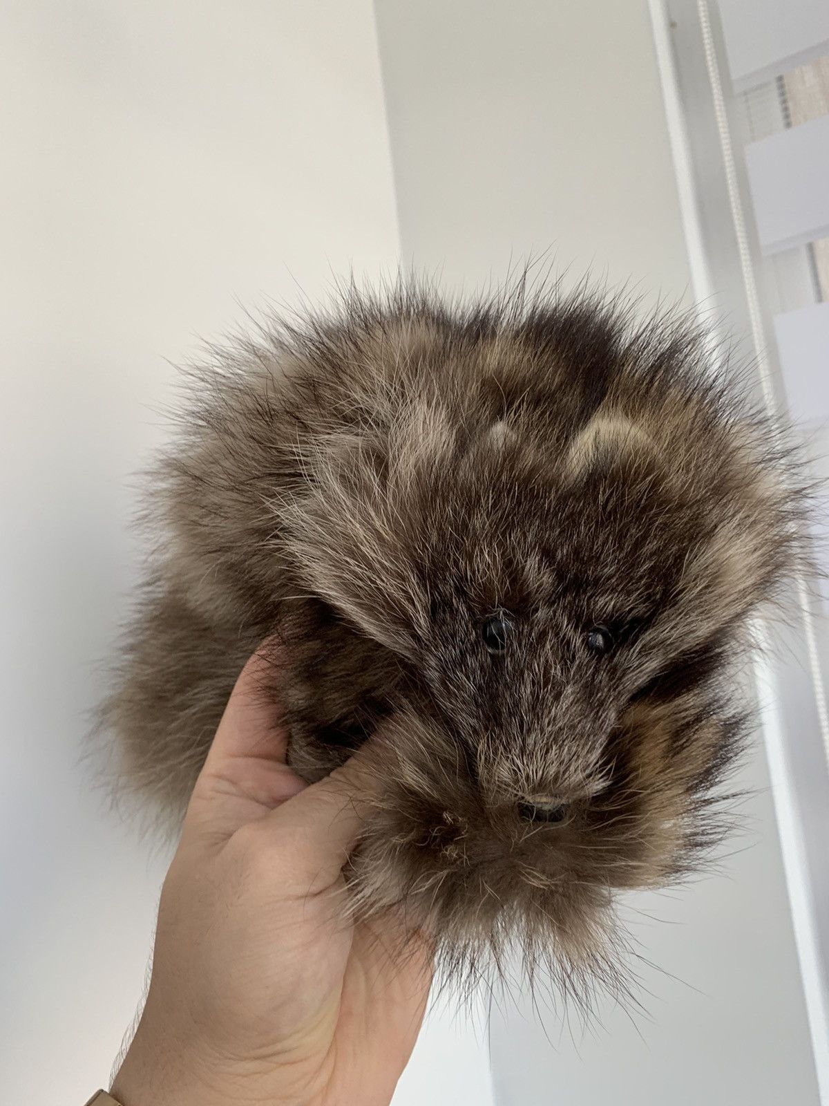 Designer Racoon fur natural hat Size ONE SIZE - 1 Thumbnail