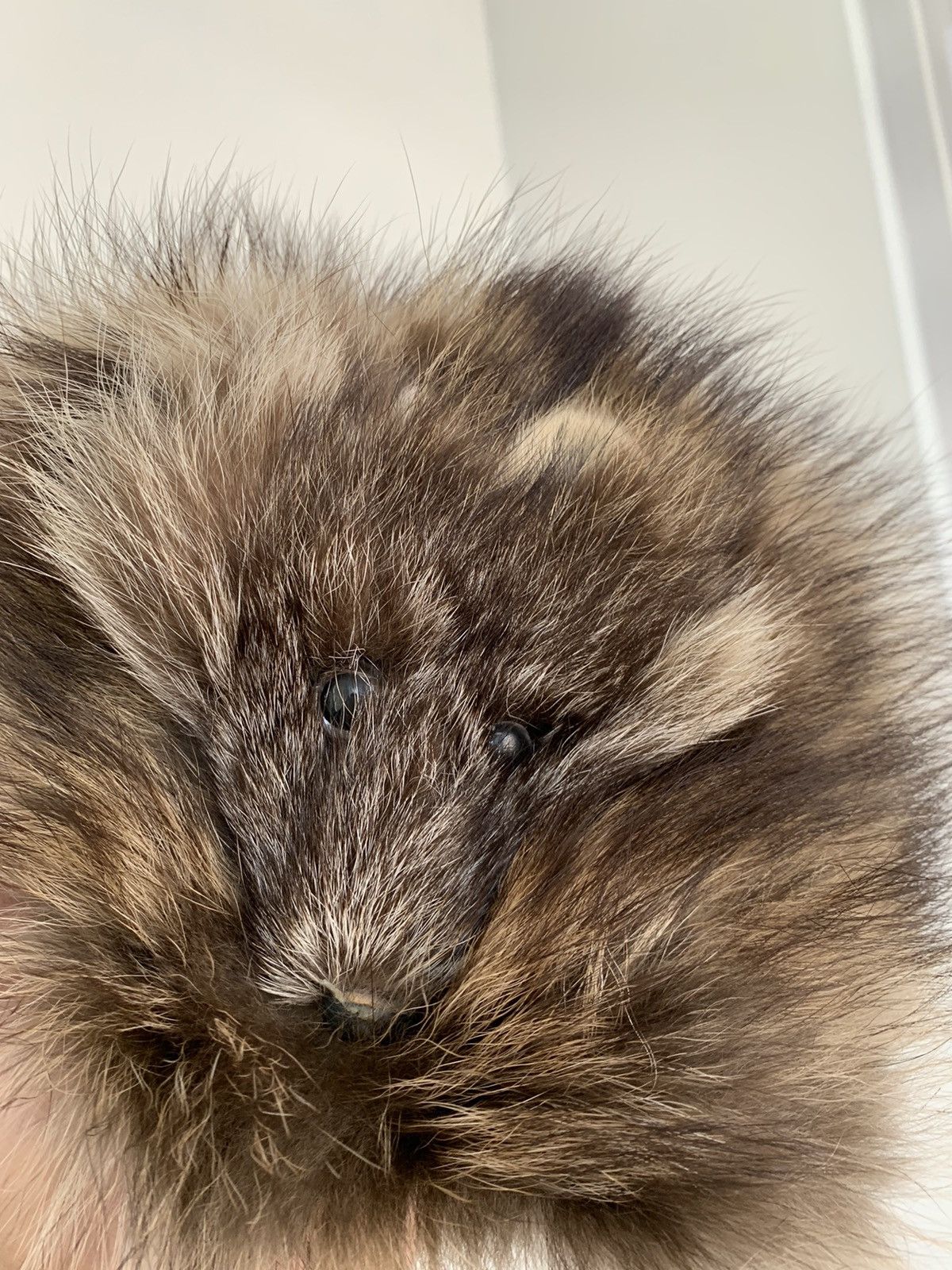 Designer Racoon fur natural hat Size ONE SIZE - 2 Thumbnail
