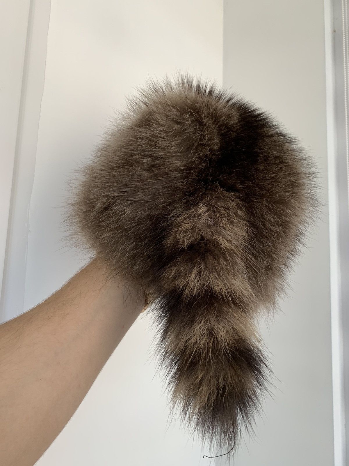 Designer Racoon fur natural hat Size ONE SIZE - 5 Thumbnail