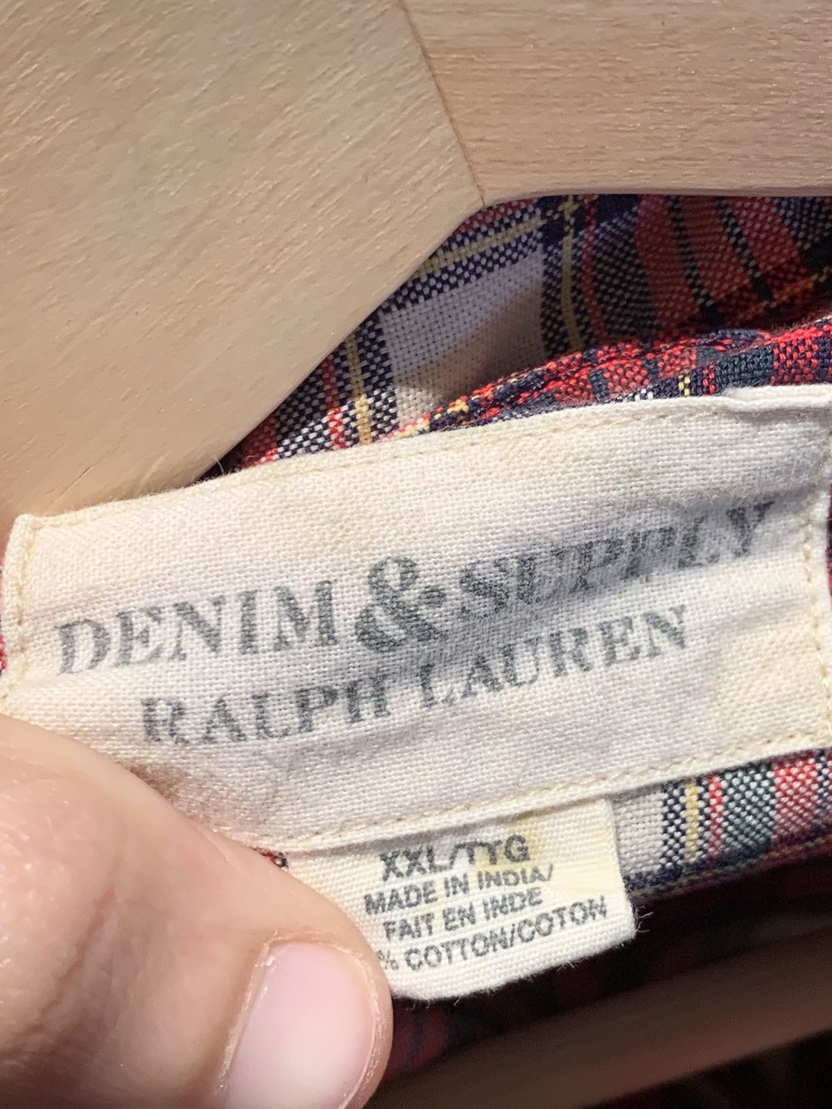 Denim & Supply Ralph Lauren × Polo Ralph Lauren × Ralph Lauren *RARE* Denim & Supply Ralph Lauren Polo Plaid Button Shirt Size US XXL / EU 58 / 5 - 9 Thumbnail