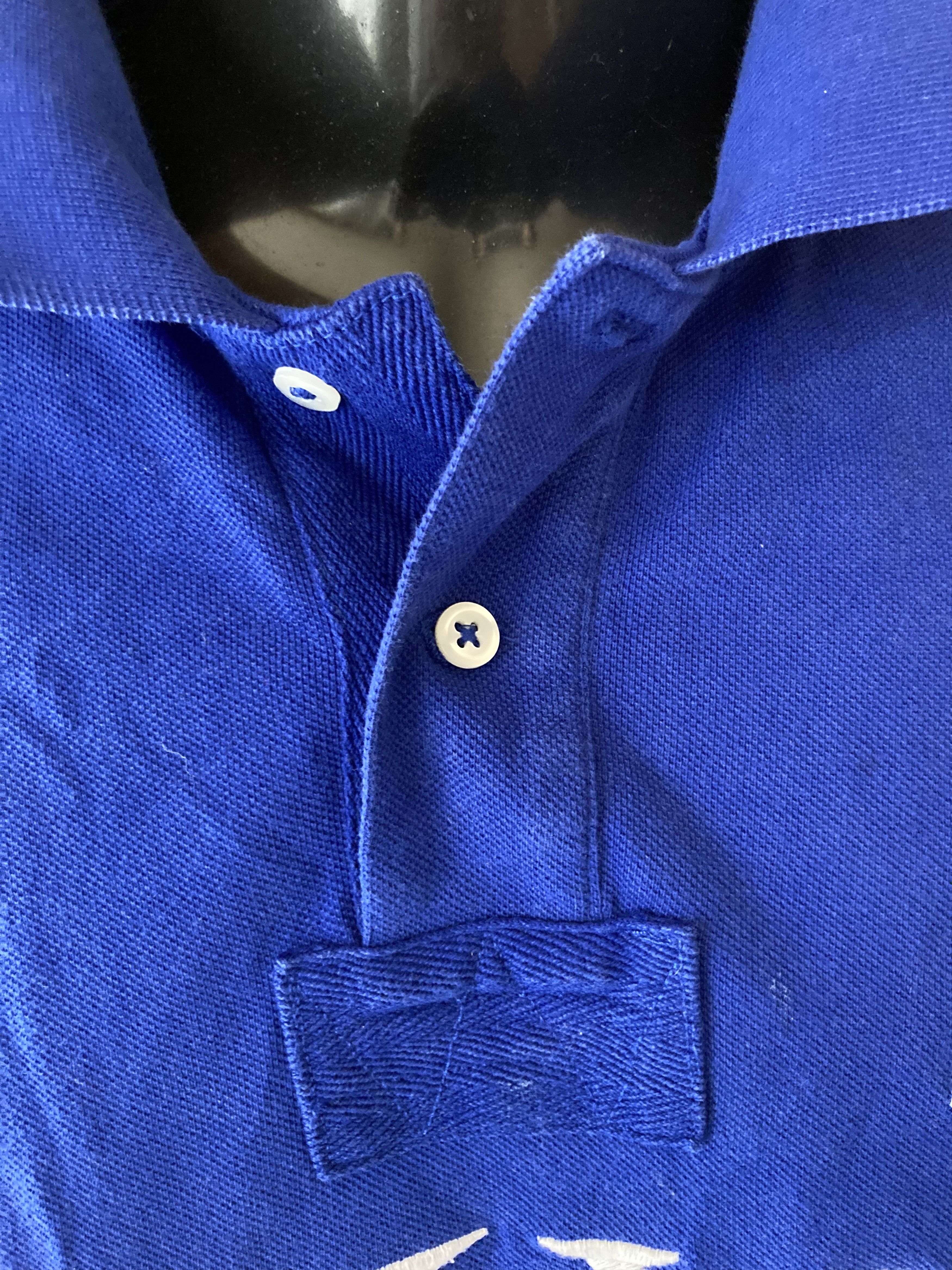 Polo Ralph Lauren Polo by Ralph Lauren LXVII 67 Big Logo #3 Blue Polo Shirt Size US XL / EU 56 / 4 - 3 Thumbnail