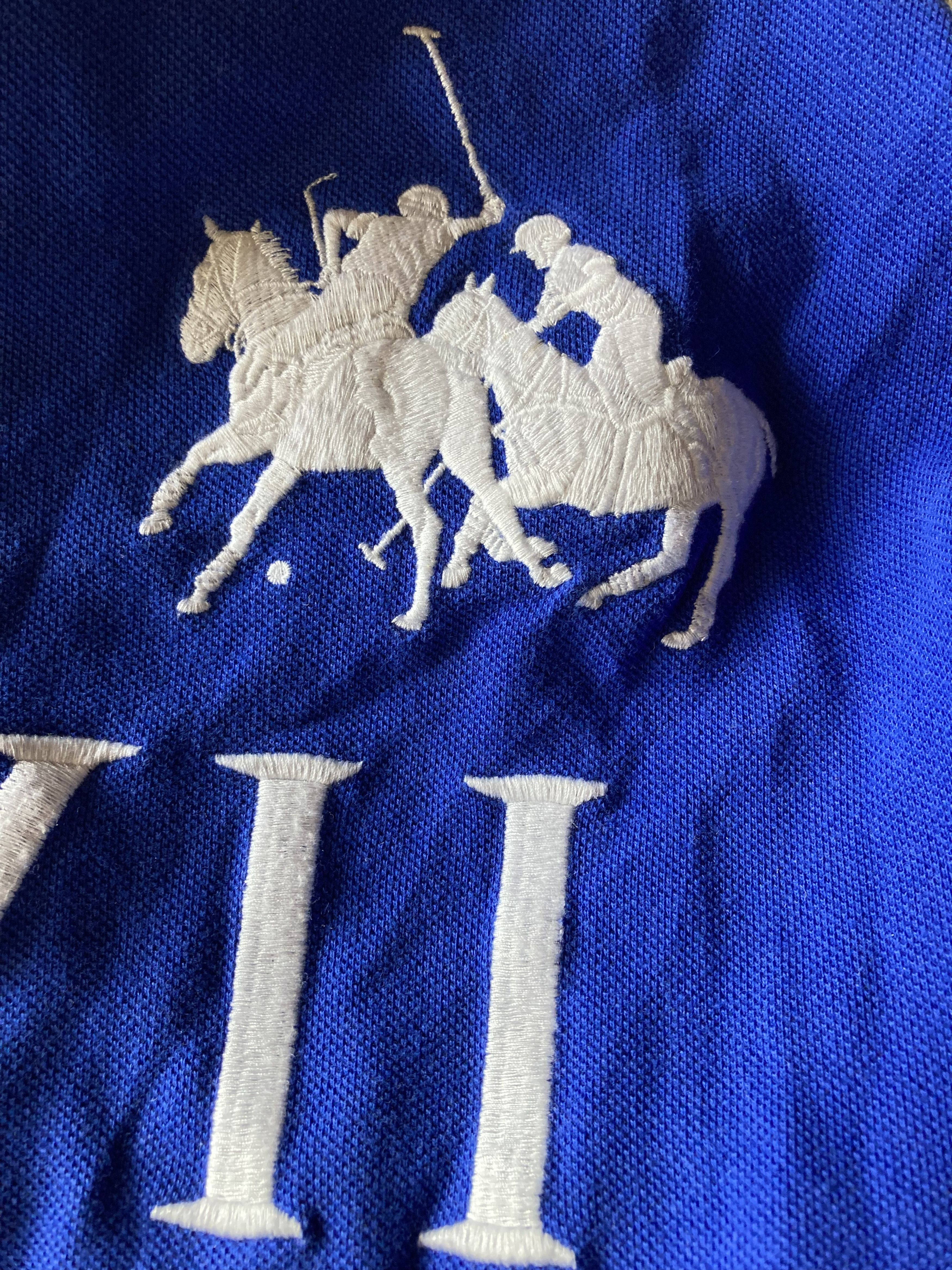 Polo Ralph Lauren Polo by Ralph Lauren LXVII 67 Big Logo #3 Blue Polo Shirt Size US XL / EU 56 / 4 - 7 Thumbnail