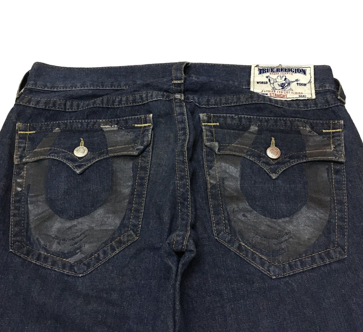 Designer × True Religion × Vintage Rare Design Vintage Brand True Religion Jeans 2000s Size US 36 / EU 52 - 3 Thumbnail