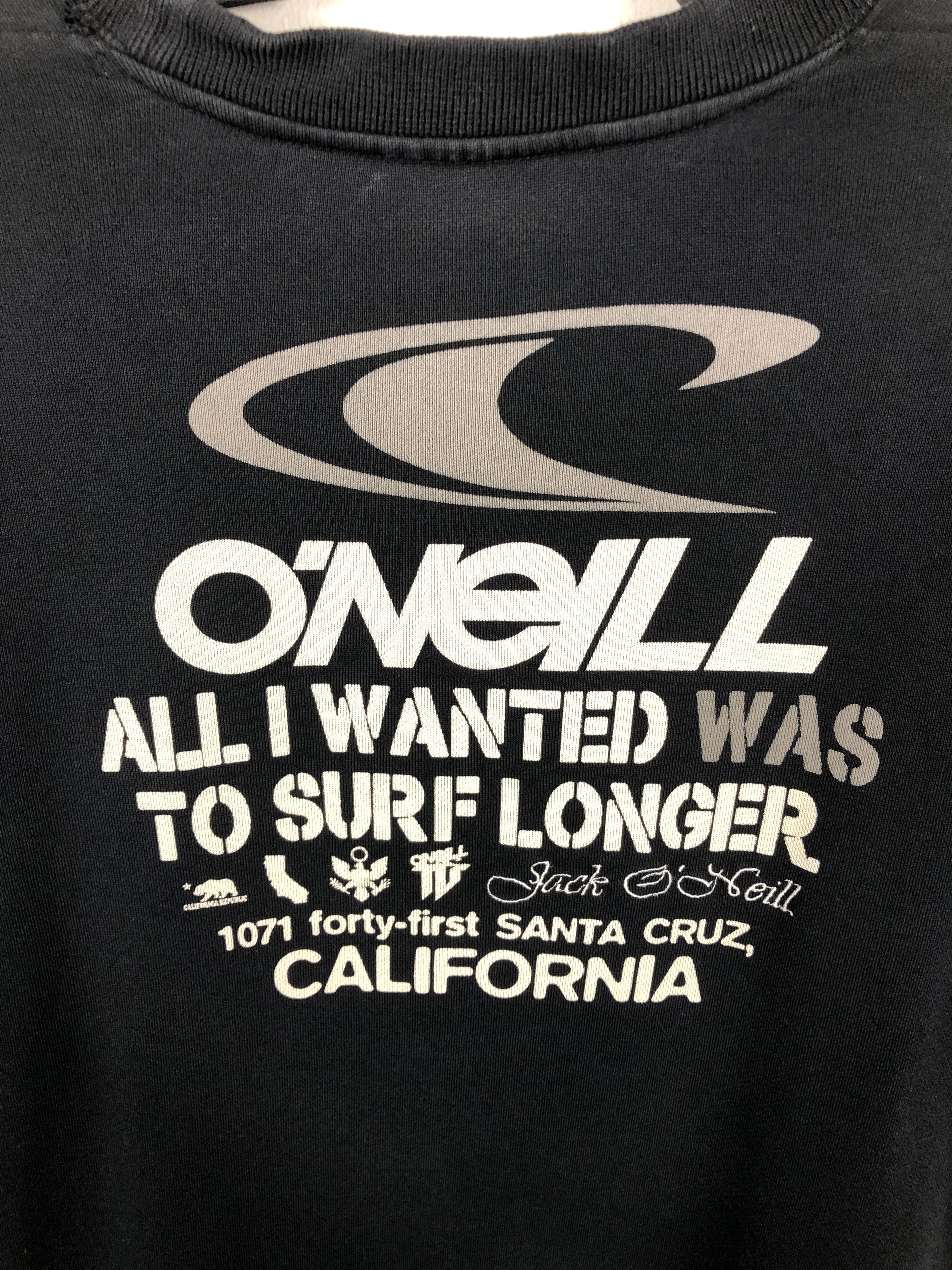 O'Neill × Vintage Vintage O'neill Distress Sweatshirt Size US M / EU 48-50 / 2 - 10 Thumbnail