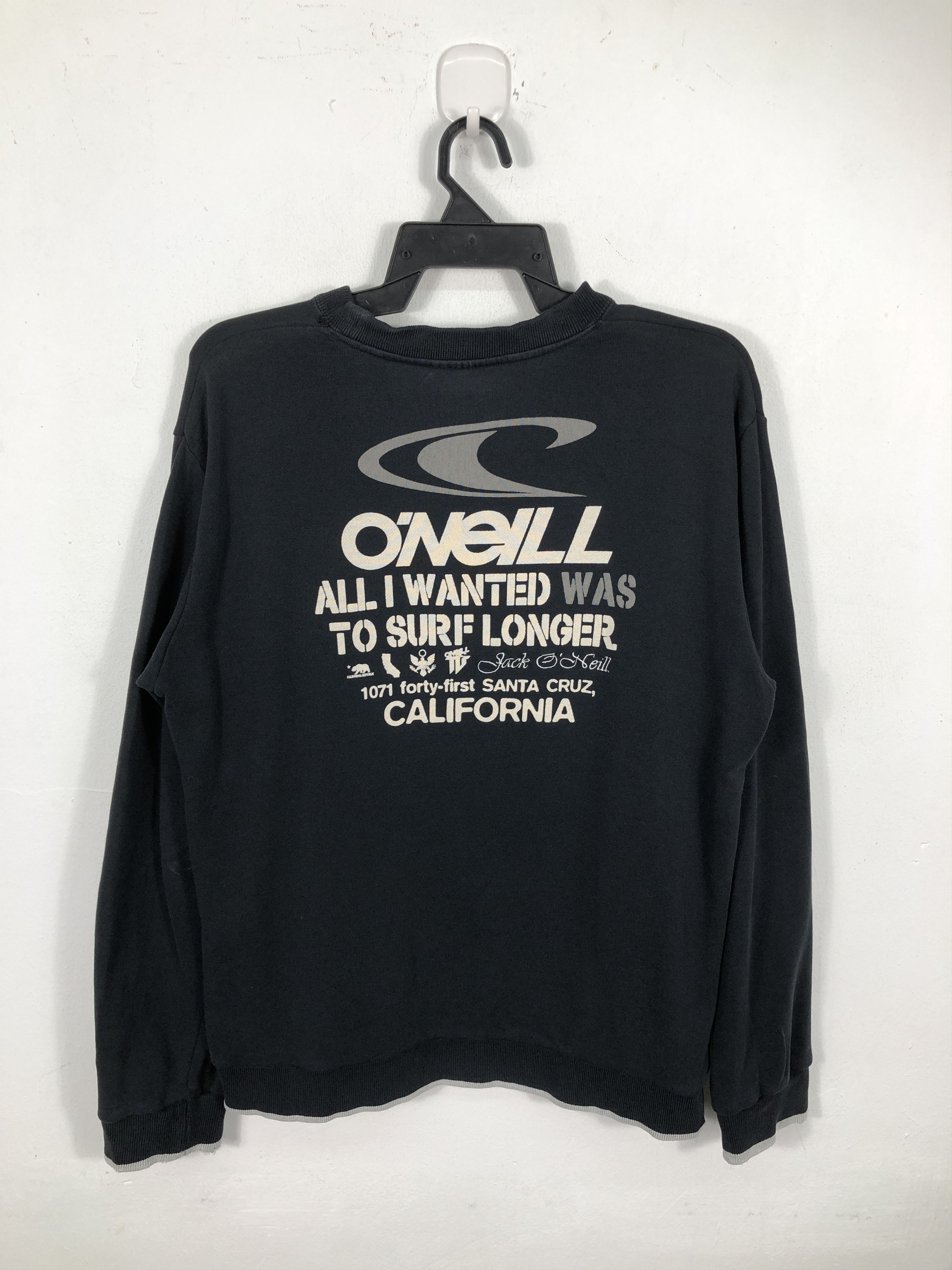 O'Neill × Vintage Vintage O'neill Distress Sweatshirt Size US M / EU 48-50 / 2 - 9 Thumbnail