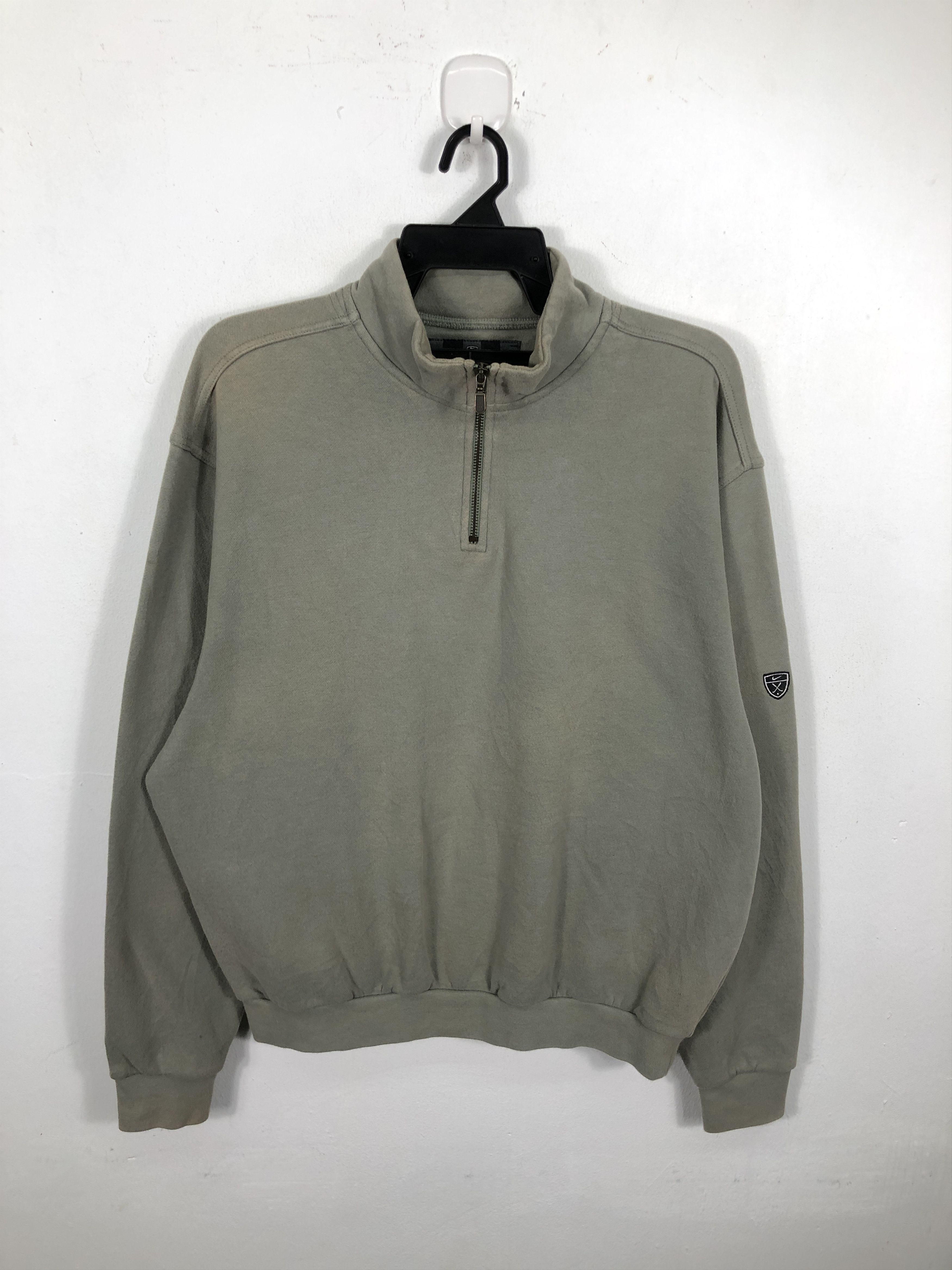 Nike × Vintage Vintage Nike Golf Half-Zip Sweatshirt Size US L / EU 52-54 / 3 - 1 Thumbnail