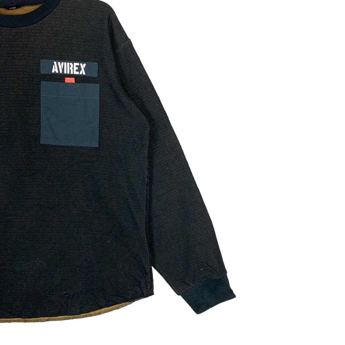 Avirex Vintage Avirex Single Pocket Pullover Jumper Sweatshirt Size US L / EU 52-54 / 3 - 4 Thumbnail