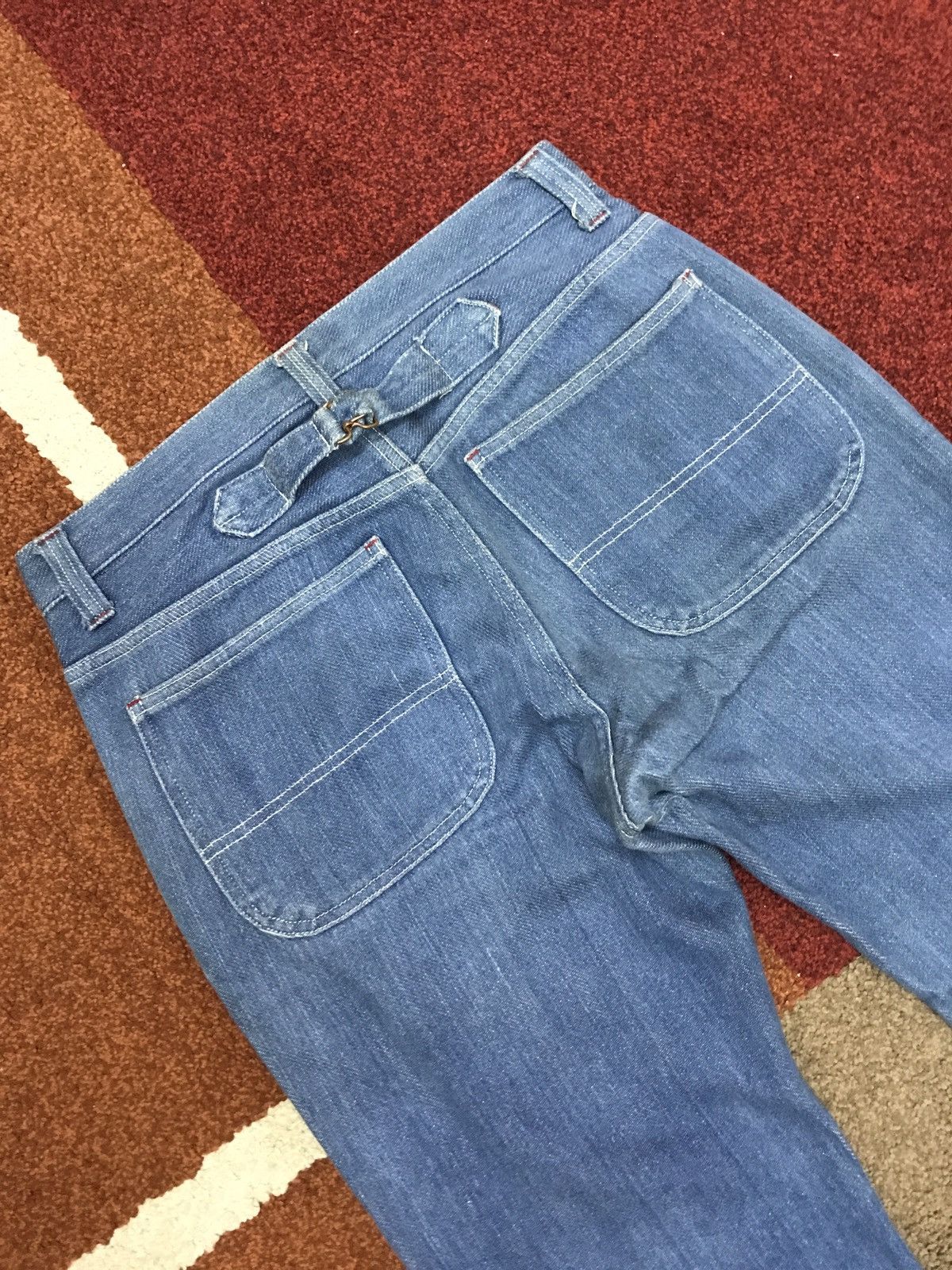 Japanese Brand GDC Japan Workwear Double Knee Jeans Size US 31 - 10 Thumbnail