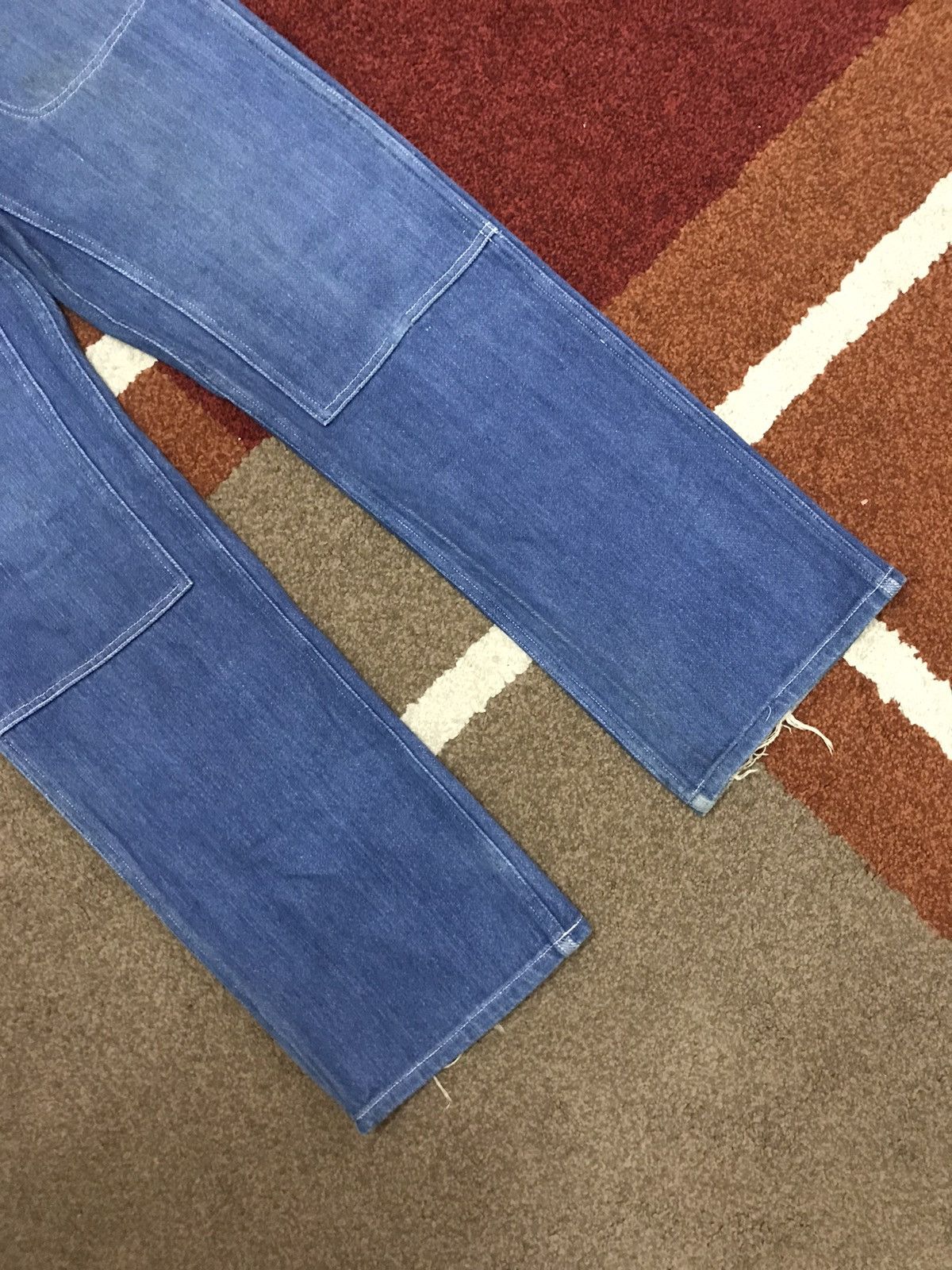 Japanese Brand GDC Japan Workwear Double Knee Jeans Size US 31 - 3 Thumbnail