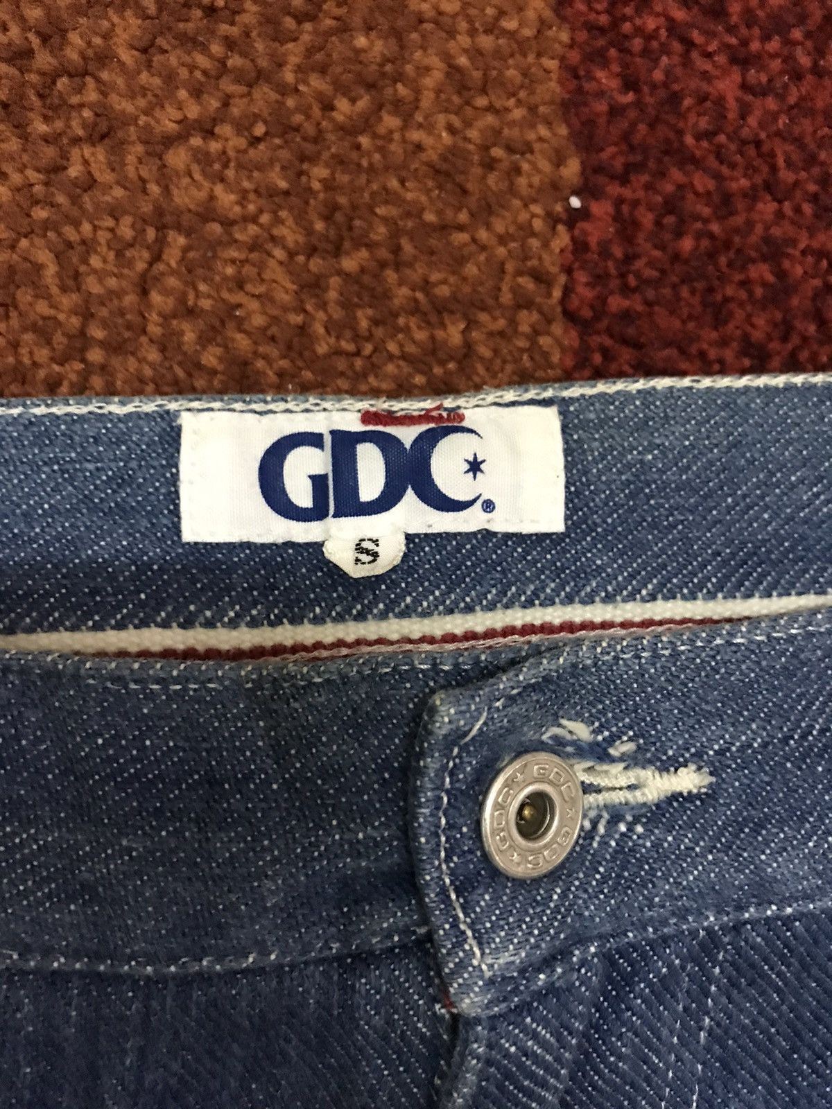 Japanese Brand GDC Japan Workwear Double Knee Jeans Size US 31 - 6 Thumbnail