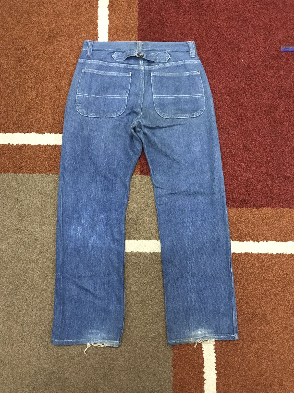 Japanese Brand GDC Japan Workwear Double Knee Jeans Size US 31 - 9 Thumbnail