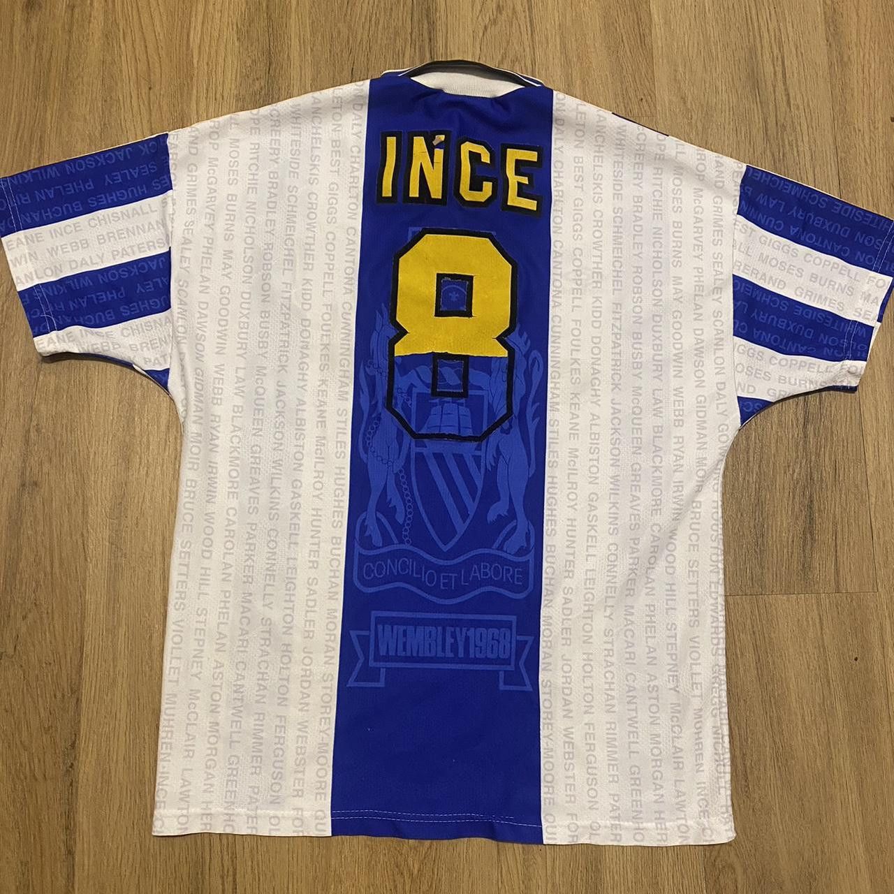 1994-96 Manchester United *8 Ince Shirt Premier League