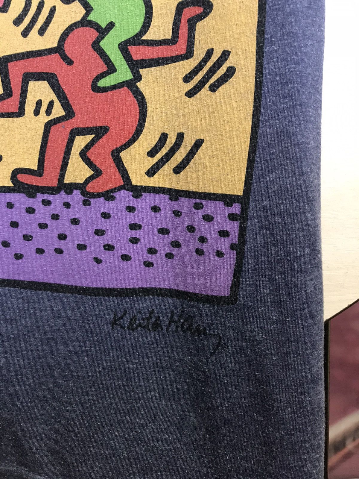 Keith Haring Keith Haring streetwear art tee Size US L / EU 52-54 / 3 - 3 Thumbnail