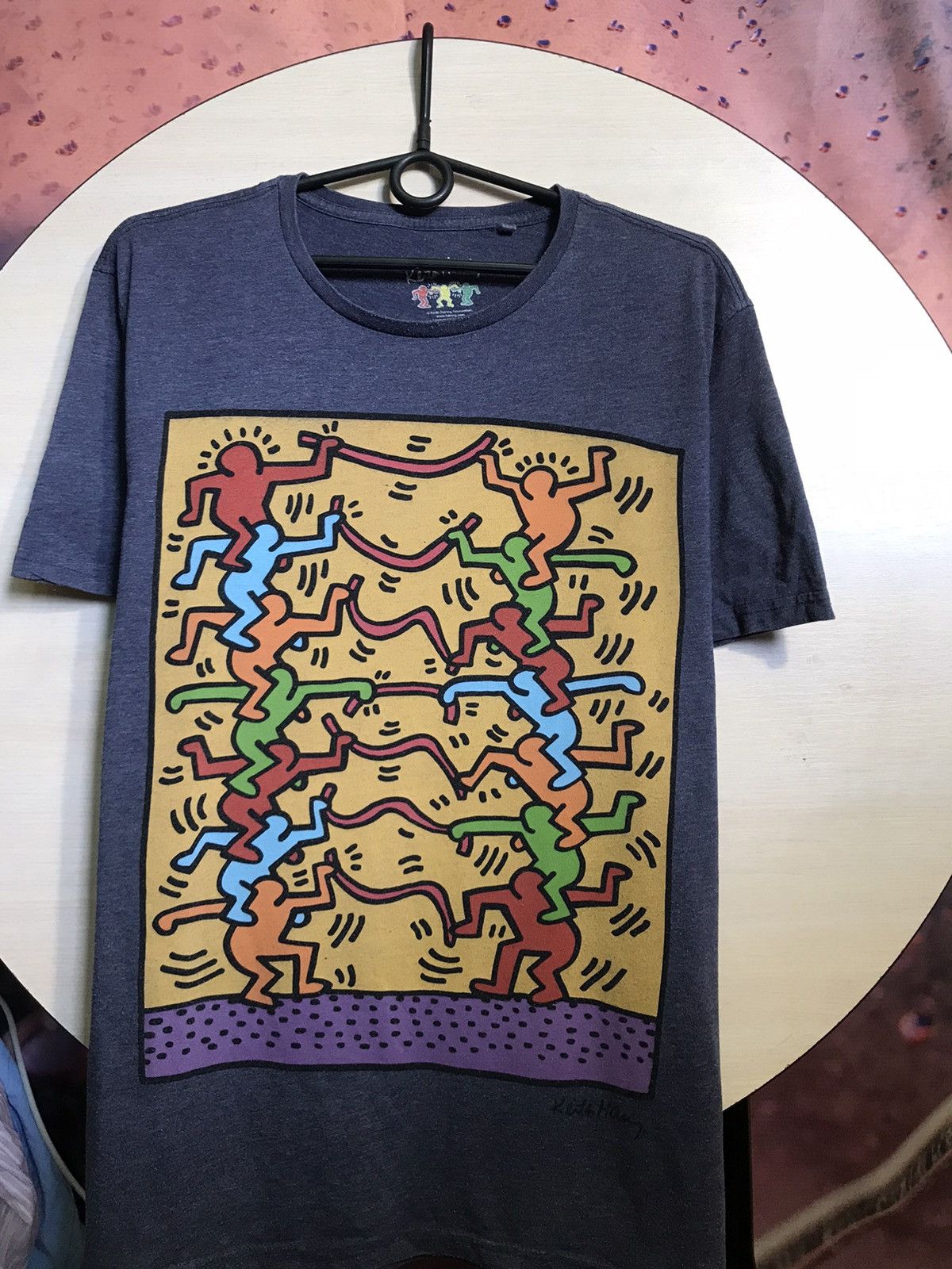 Keith Haring Keith Haring streetwear art tee Size US L / EU 52-54 / 3 - 2 Thumbnail