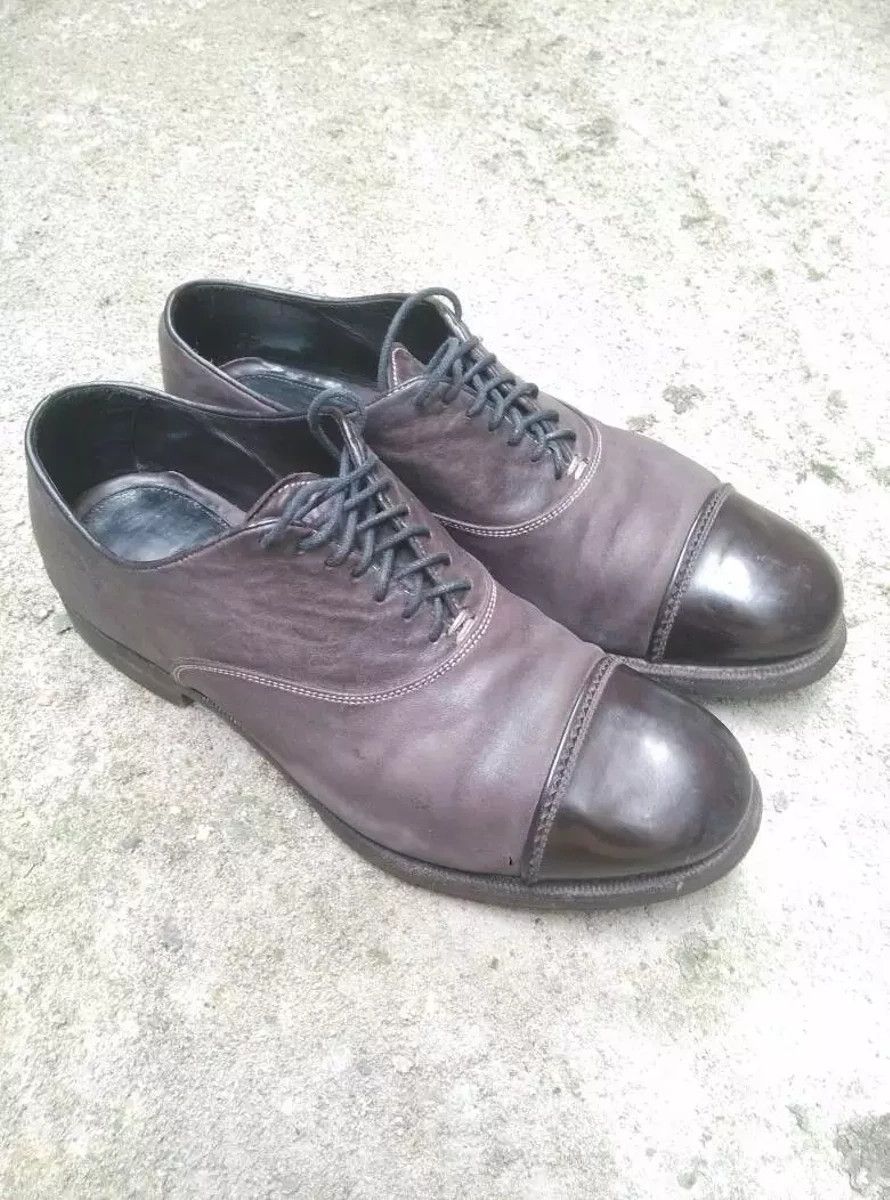 Premiata Brown nubuck & leather derbies Size US 7.5 / EU 40-41 - 4 Thumbnail