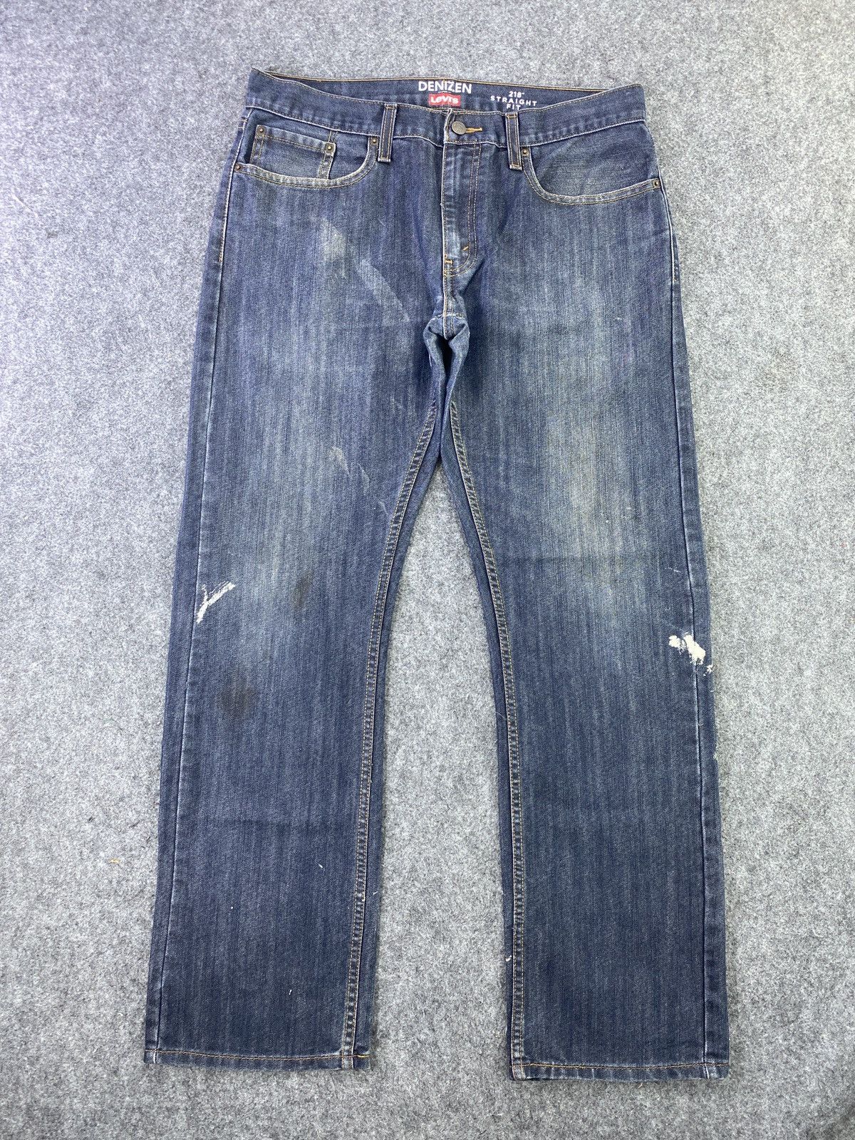 Levi's Vintage Levi's Denizen 218 Straight Fit Jeans - J596 Size US 35 - 1 Thumbnail