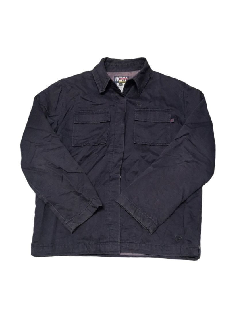 Quicksilver Vintage Quicksilver x Roxy Double Pocket Workwear Jacket Size US L / EU 52-54 / 3 - 1 Thumbnail