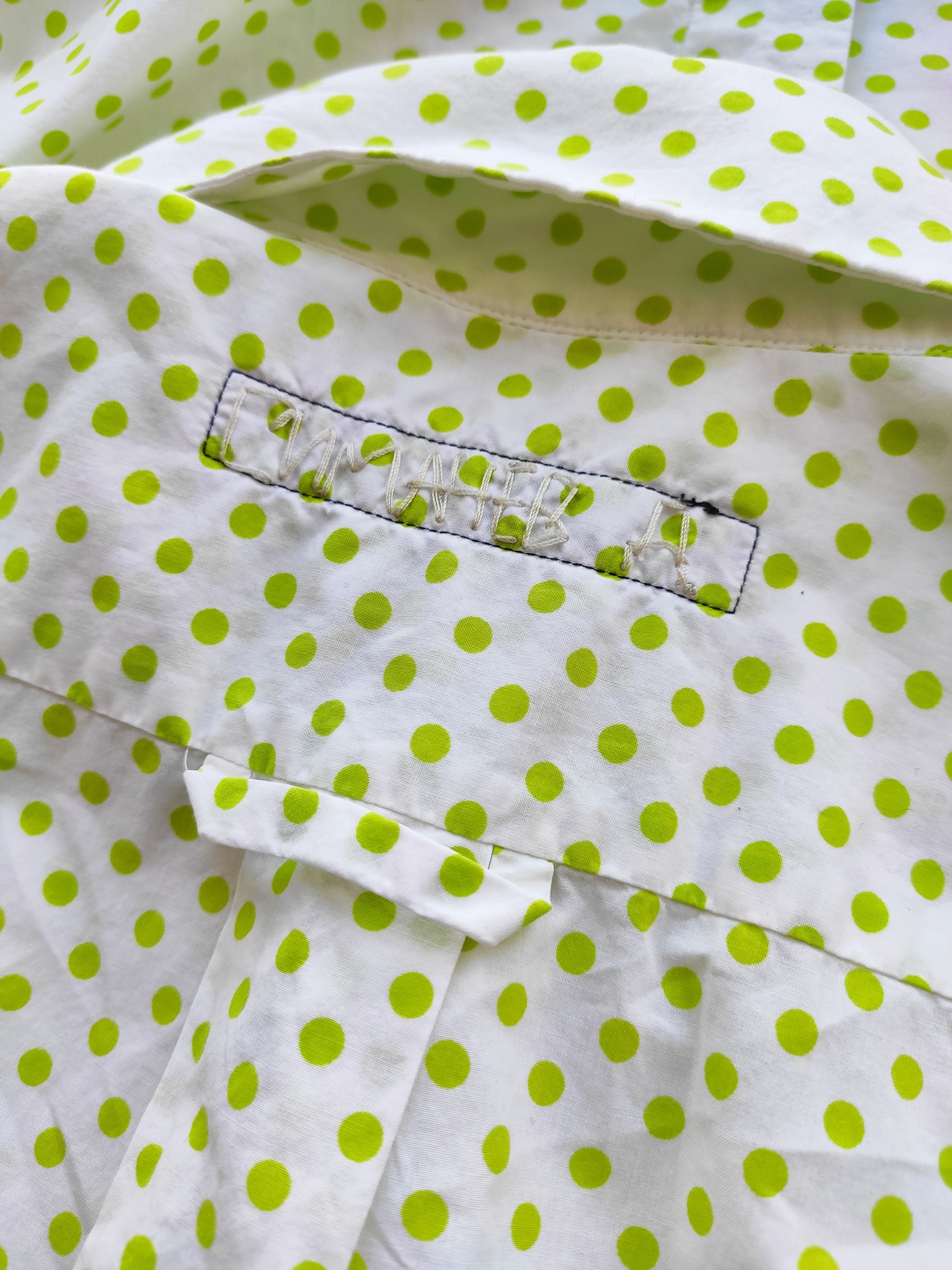 Denis Simachev 2006 Polka dot shirt.Like Jean Paul Gaultier or Gucci Size US M / EU 48-50 / 2 - 5 Thumbnail