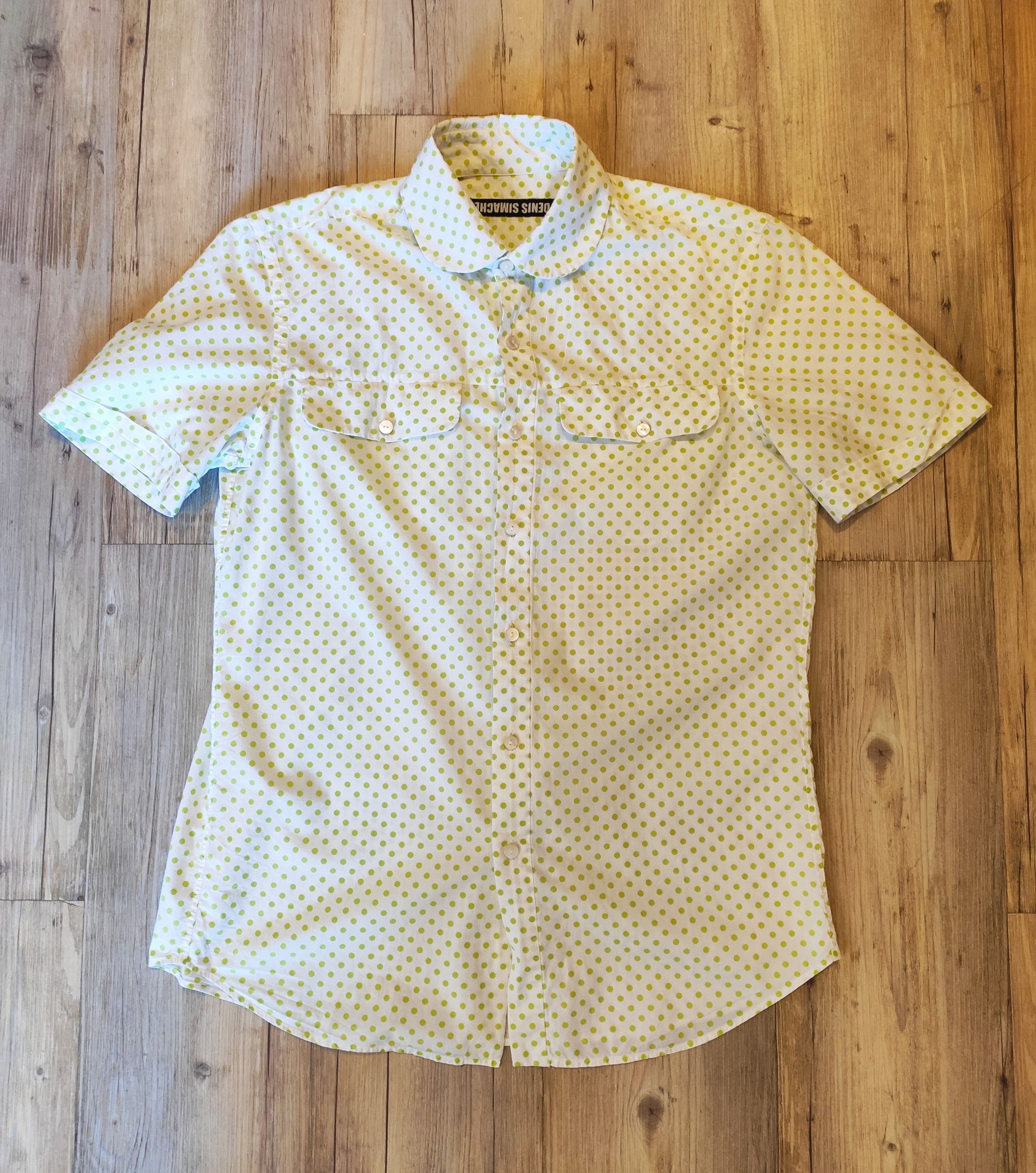 Denis Simachev 2006 Polka dot shirt.Like Jean Paul Gaultier or Gucci Size US M / EU 48-50 / 2 - 3 Thumbnail