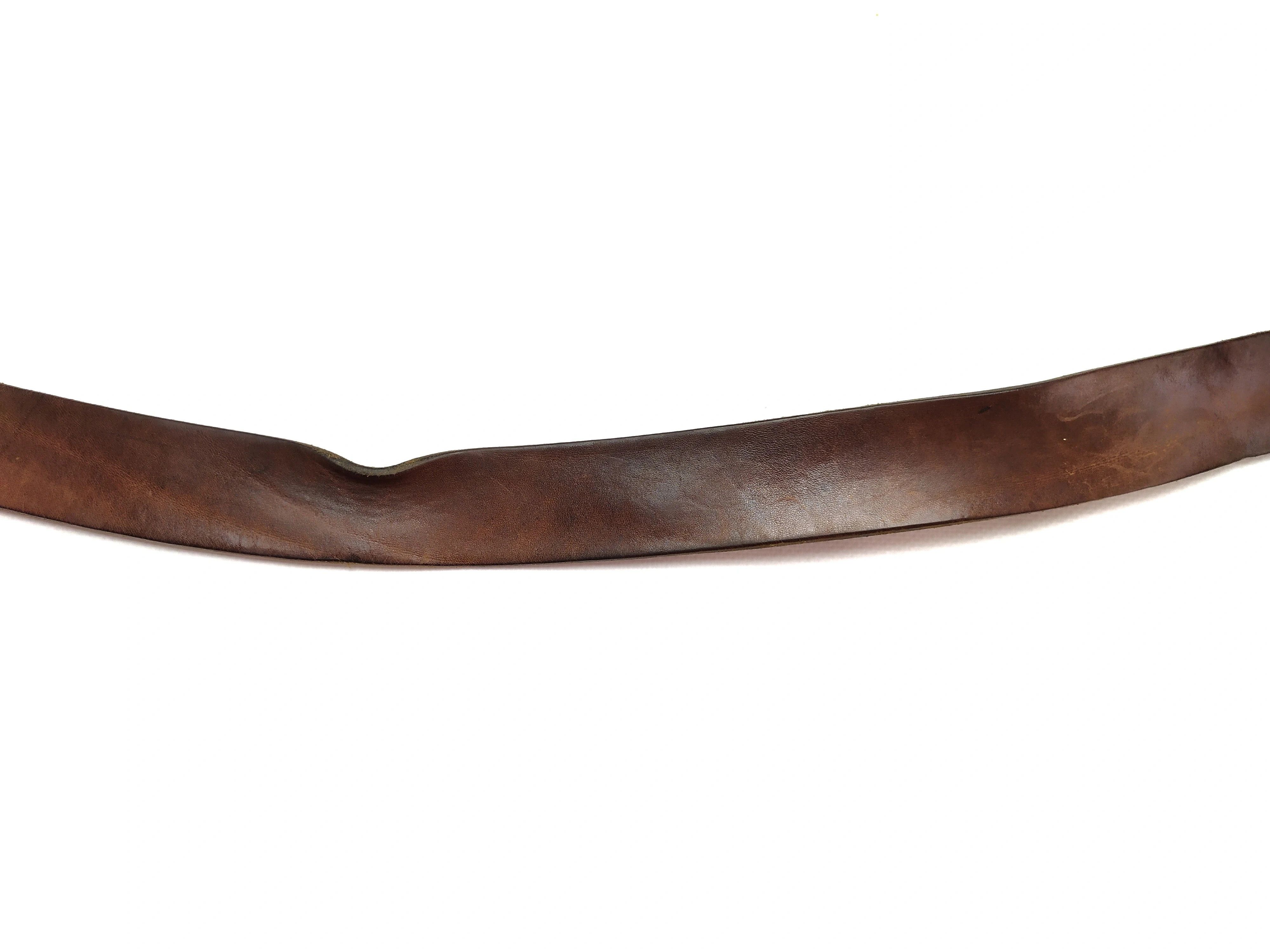 Levi's Vintage Levi's Leather Belt Crafted Brown Size ONE SIZE - 5 Thumbnail