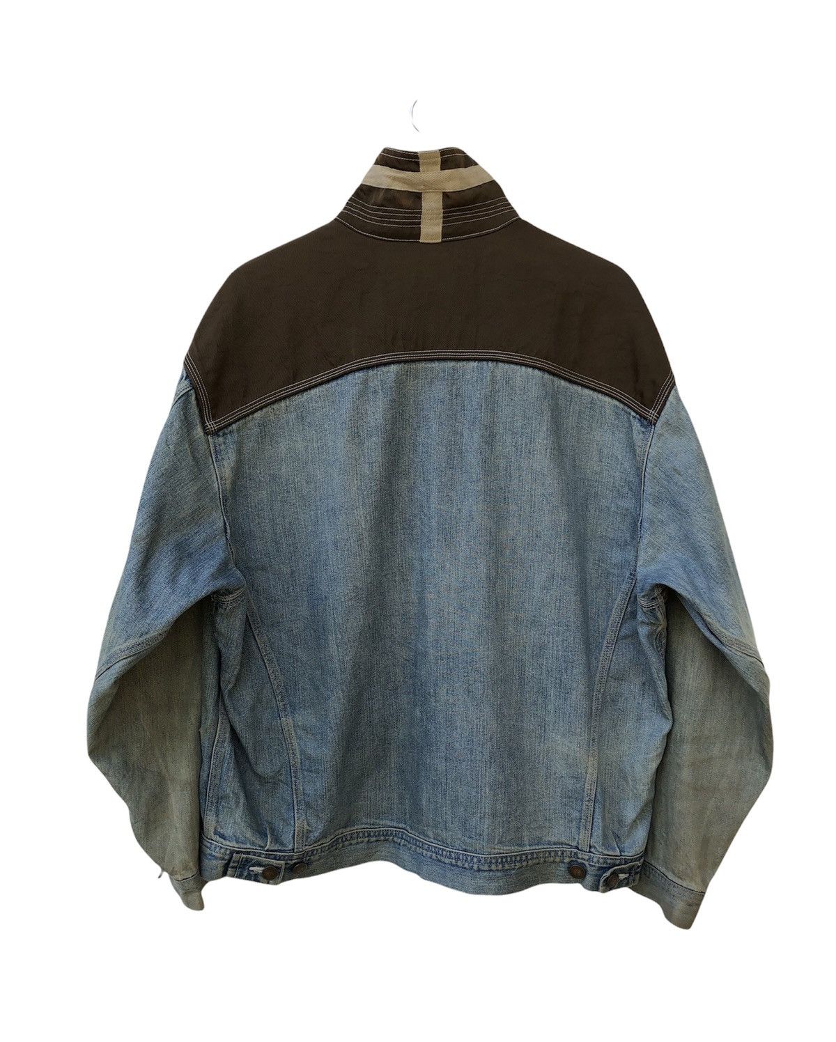 Chevignon 🔥VTG Chevignon Western Made Pacth Distressed Denim Jacket Size US XL / EU 56 / 4 - 2 Thumbnail