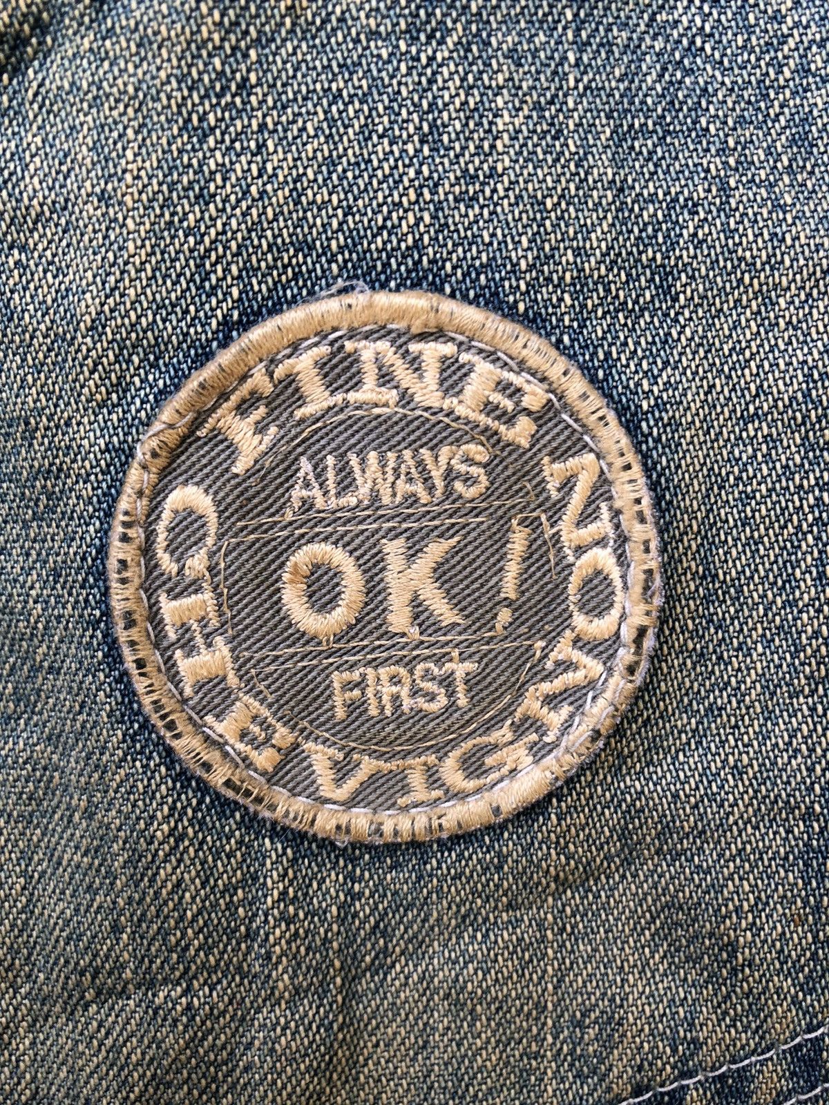 Chevignon 🔥VTG Chevignon Western Made Pacth Distressed Denim Jacket Size US XL / EU 56 / 4 - 10 Thumbnail
