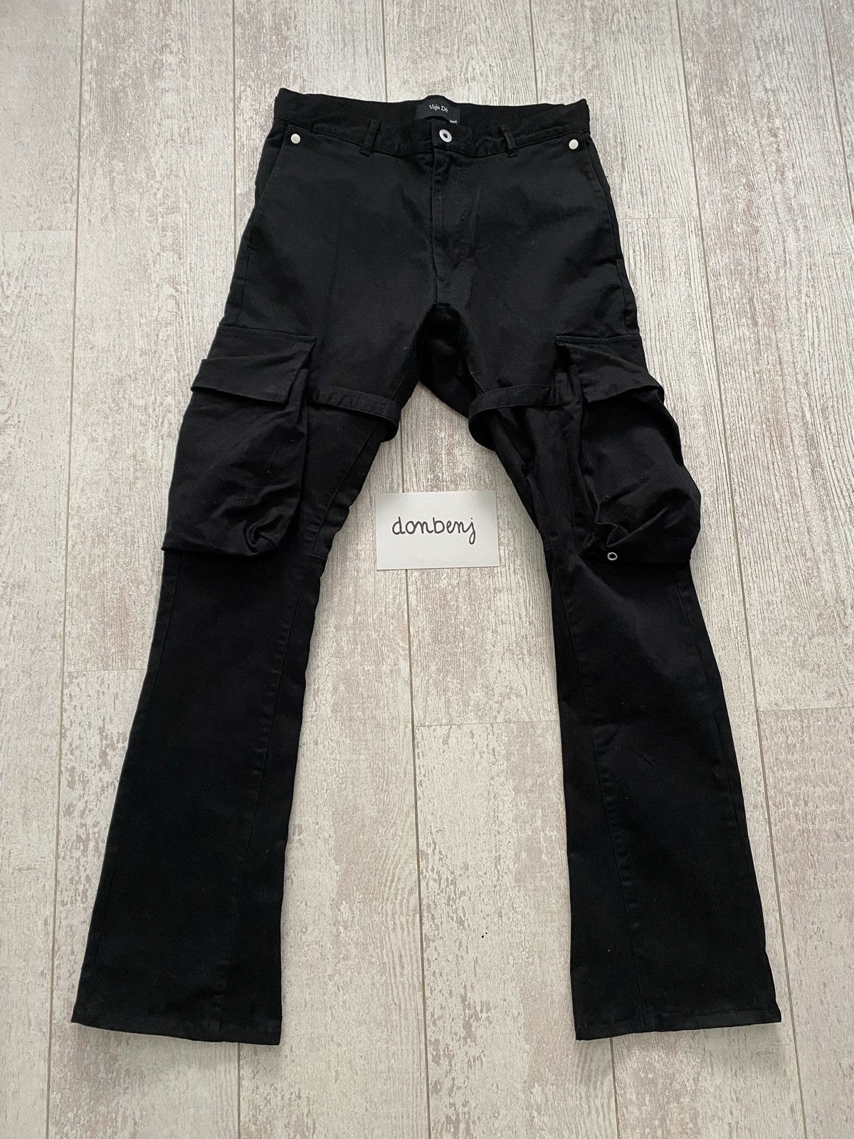 Vuja De Vuja De 003 Flared Cargo Pants Grailed