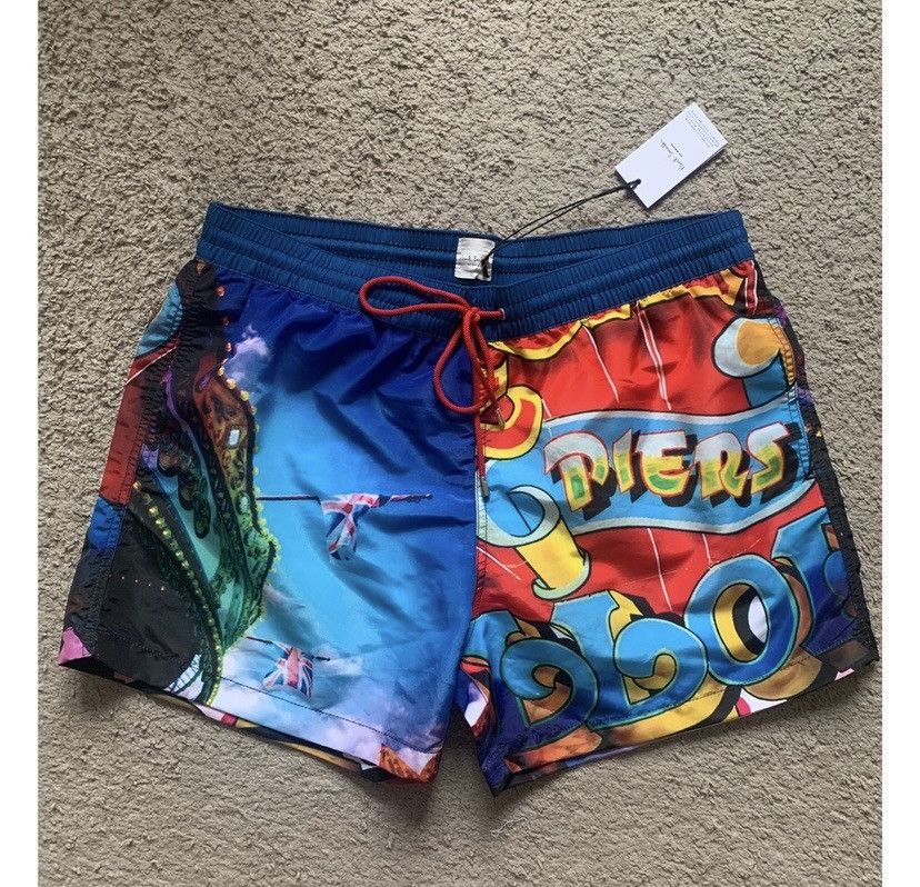 PAUL SMITH BRIGHTON PHOTO SWIM SHORTS