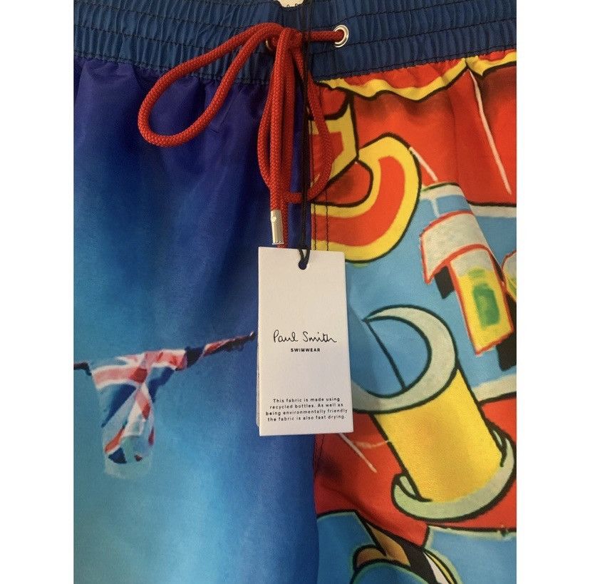 Paul Smith PAUL SMITH BRIGHTON PHOTO SWIM SHORTS Size US 31 - 4 Thumbnail