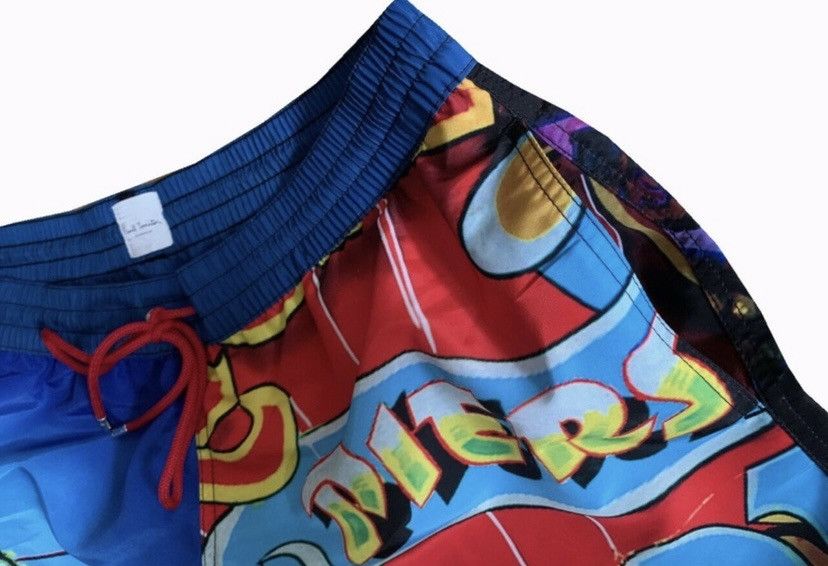 Paul Smith PAUL SMITH BRIGHTON PHOTO SWIM SHORTS Size US 31 - 11 Thumbnail