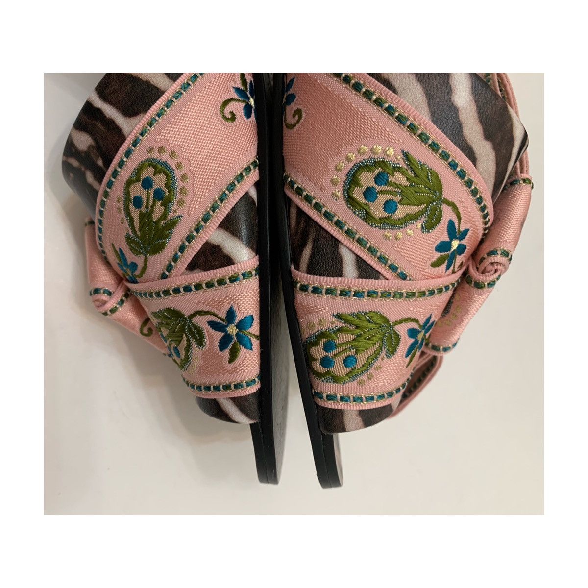Cynthia Rowley CYNTHIA ROWLEY JULES BOW SLIDES Size US 10 / IT 40 - 19 Thumbnail