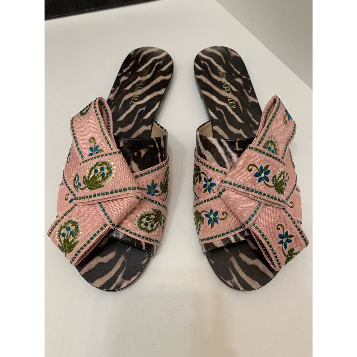 Cynthia Rowley CYNTHIA ROWLEY JULES BOW SLIDES Size US 10 / IT 40 - 8 Thumbnail