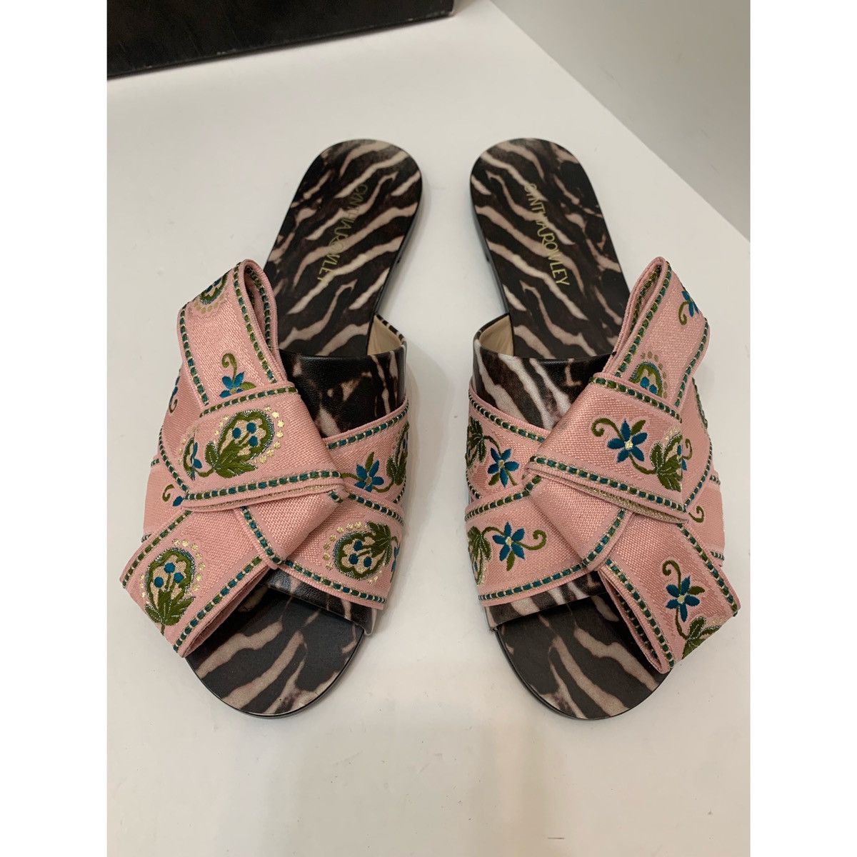 Cynthia Rowley CYNTHIA ROWLEY JULES BOW SLIDES Size US 10 / IT 40 - 1 Thumbnail