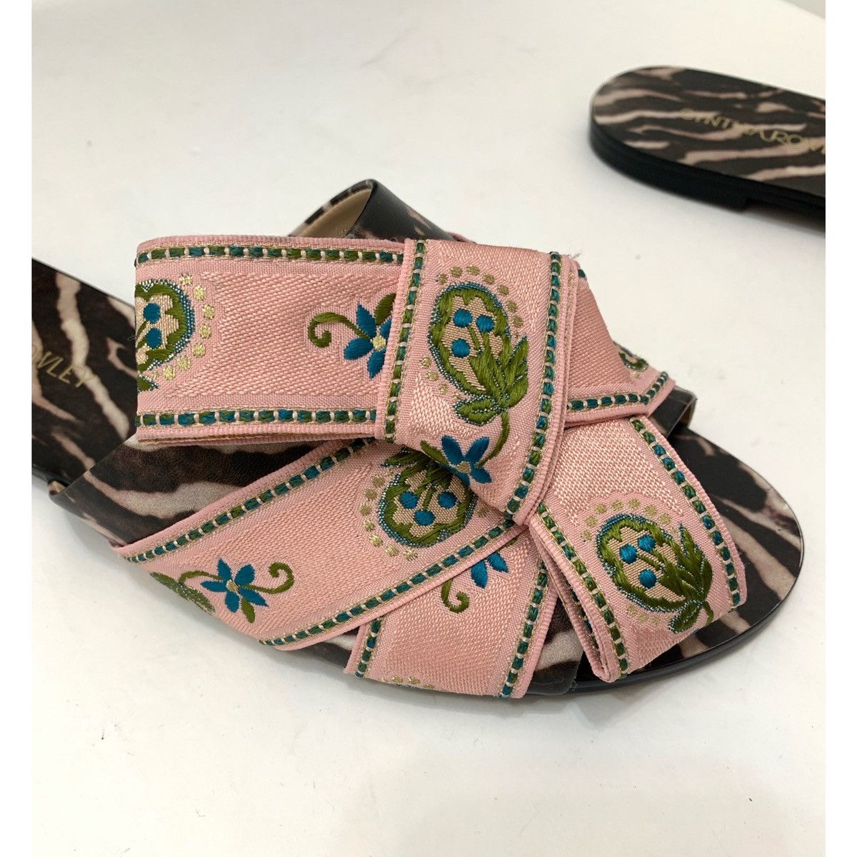 Cynthia Rowley CYNTHIA ROWLEY JULES BOW SLIDES Size US 10 / IT 40 - 13 Thumbnail