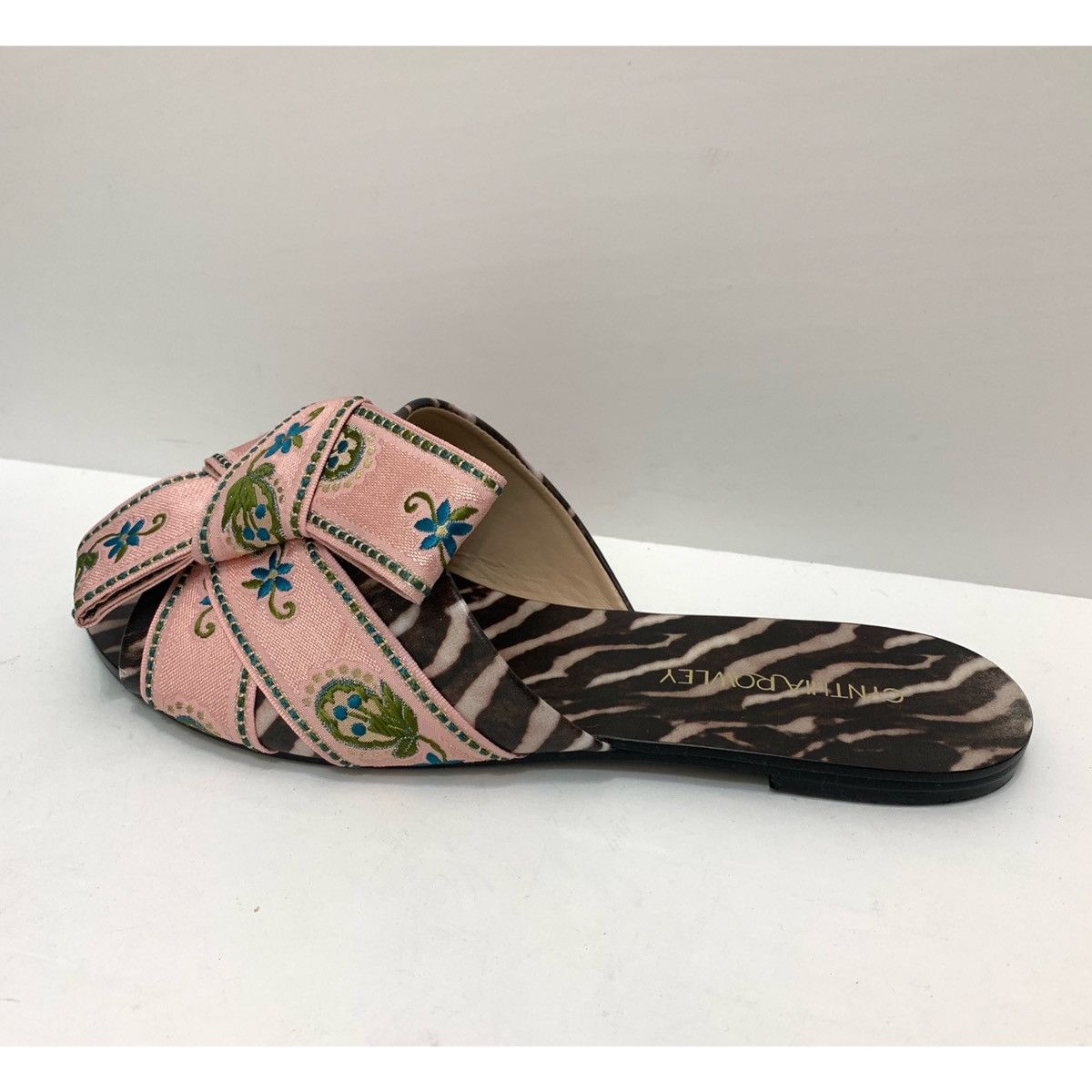 Cynthia Rowley CYNTHIA ROWLEY JULES BOW SLIDES Size US 10 / IT 40 - 2 Thumbnail