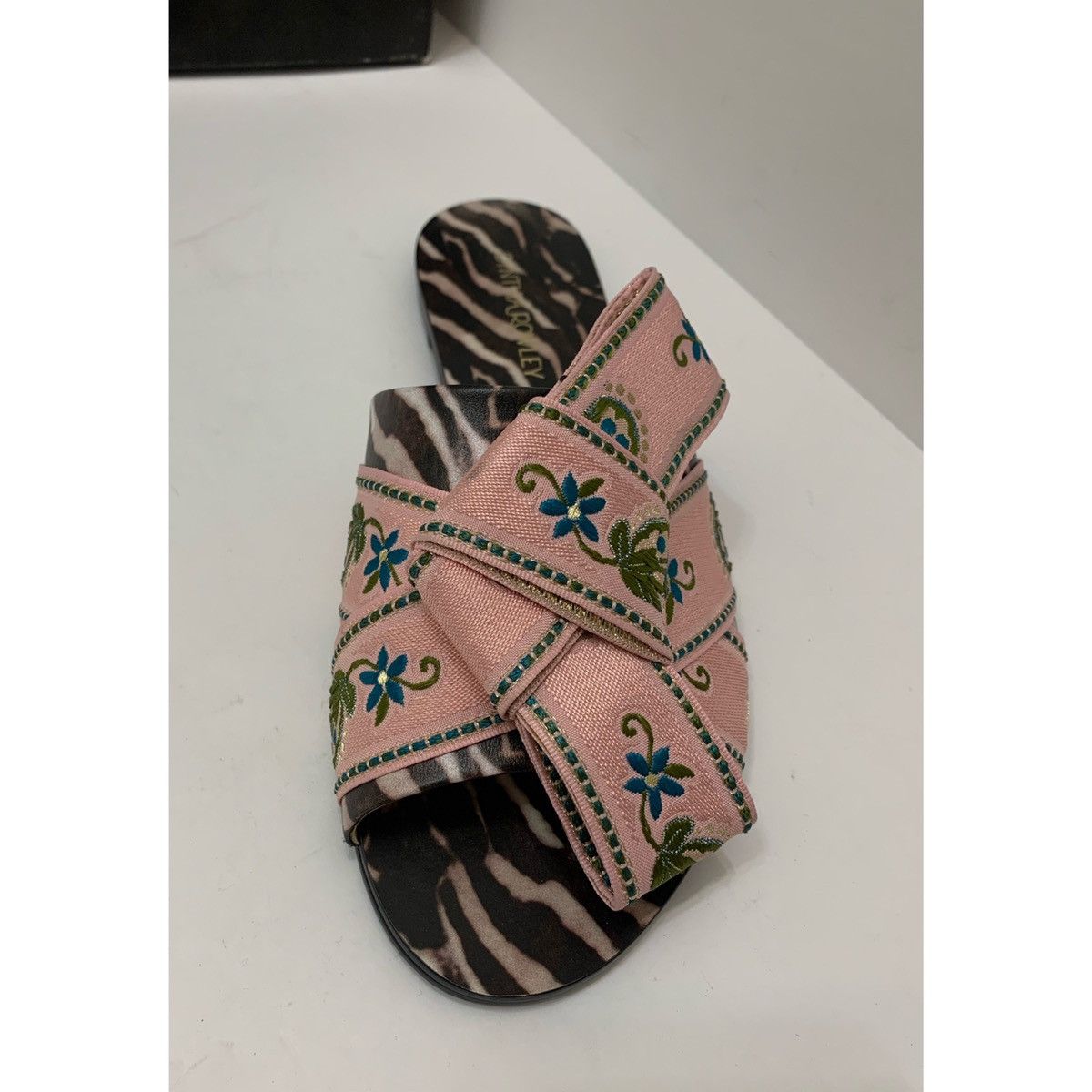 Cynthia Rowley CYNTHIA ROWLEY JULES BOW SLIDES Size US 10 / IT 40 - 7 Thumbnail