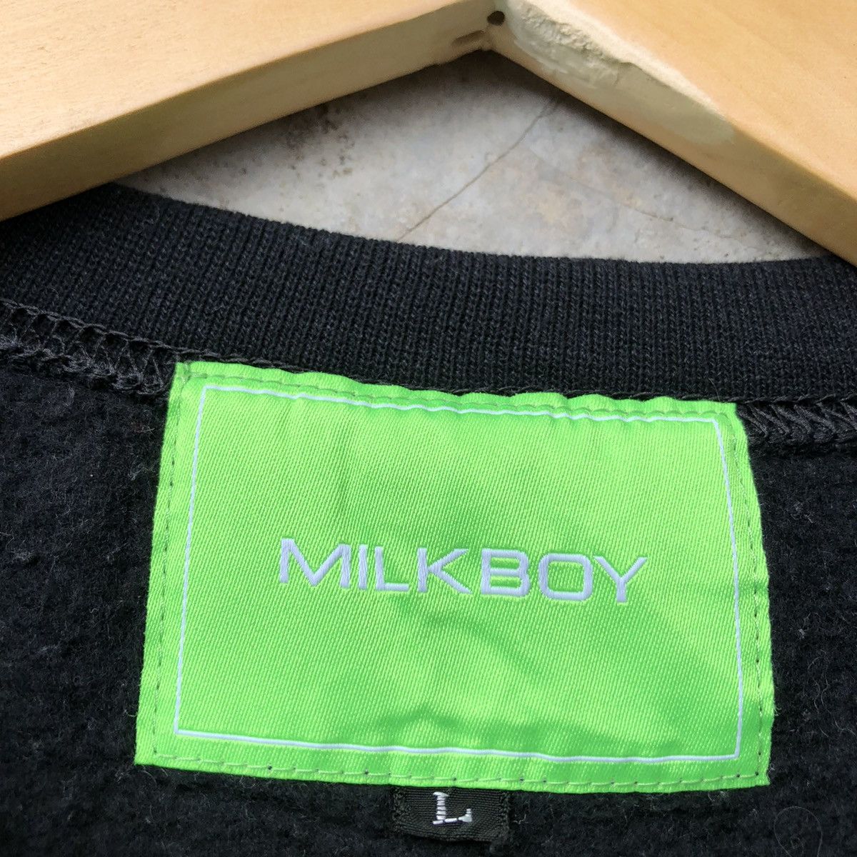 In The Attic Rare🔥 japanese milkboy ‘keep in green’ sweatshirts Size US L / EU 52-54 / 3 - 2 Thumbnail