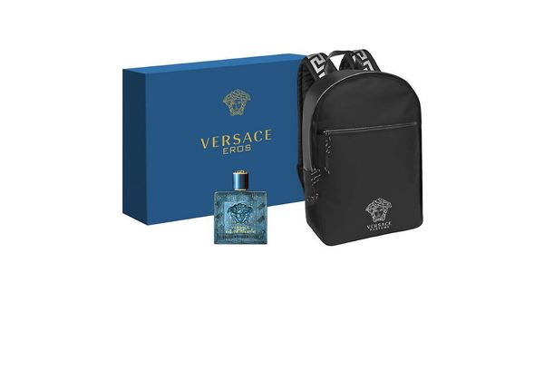 Versace eros 2025 with backpack