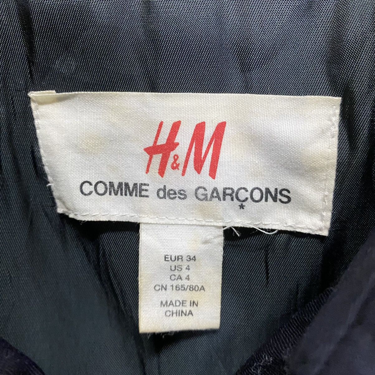 Comme des Garcons × H&M CDG X H&M trenchcoat double breasted long jacket Size US XS / EU 42 / 0 - 8 Thumbnail
