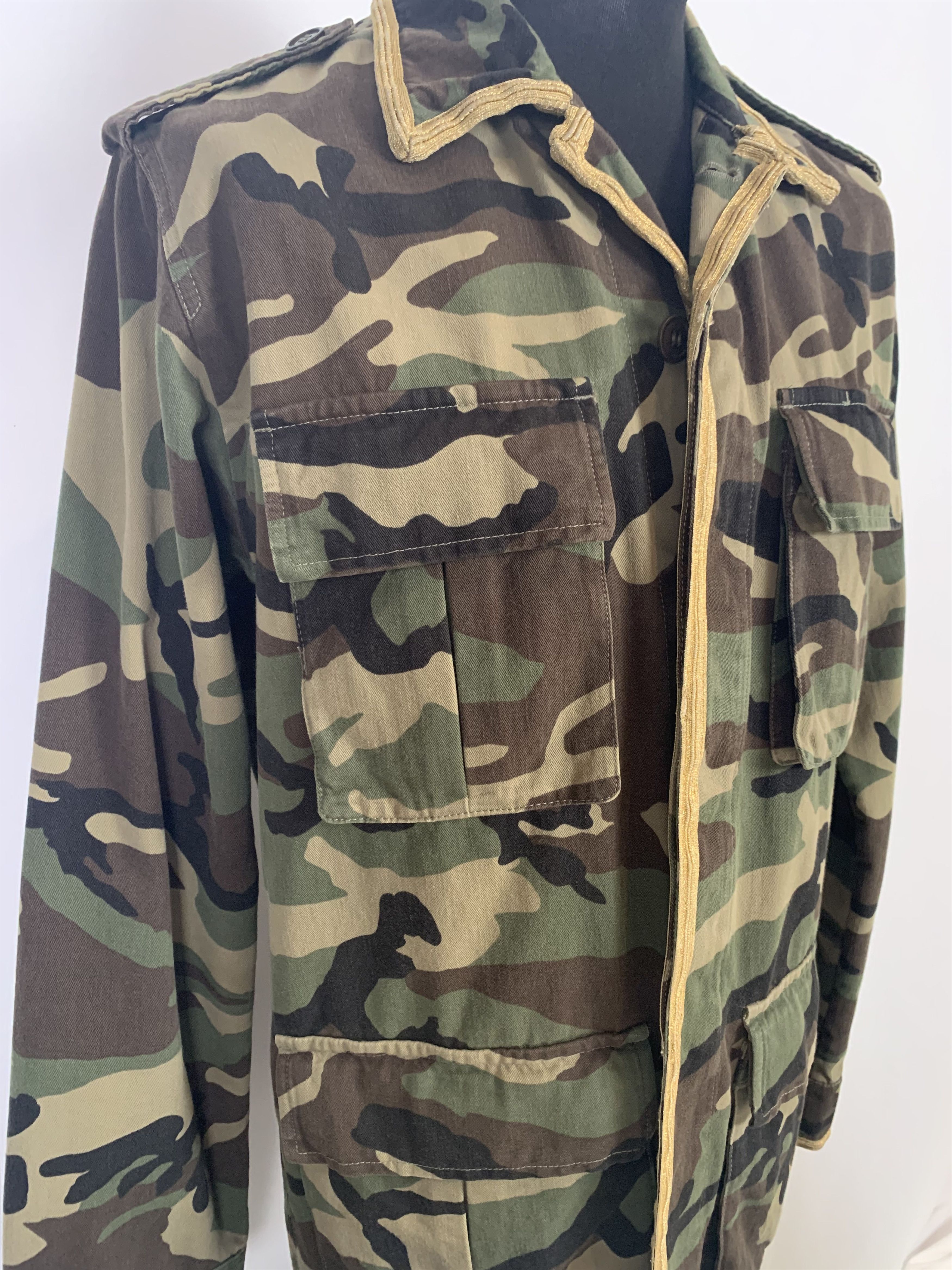 Saint Laurent Paris Saint Laurent Camo Jacket Size US M / EU 48-50 / 2 - 6 Thumbnail