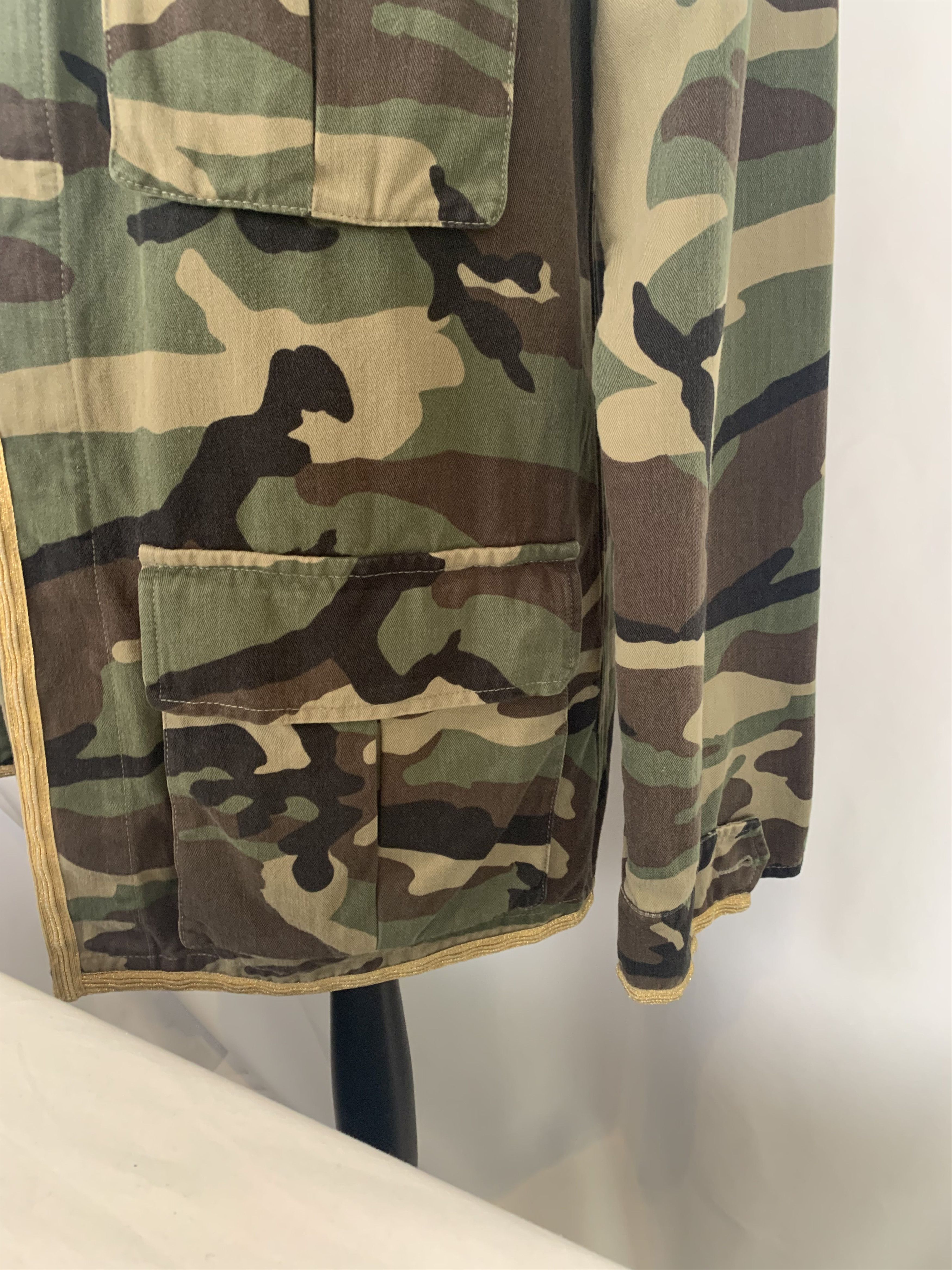 Saint Laurent Paris Saint Laurent Camo Jacket Size US M / EU 48-50 / 2 - 7 Thumbnail