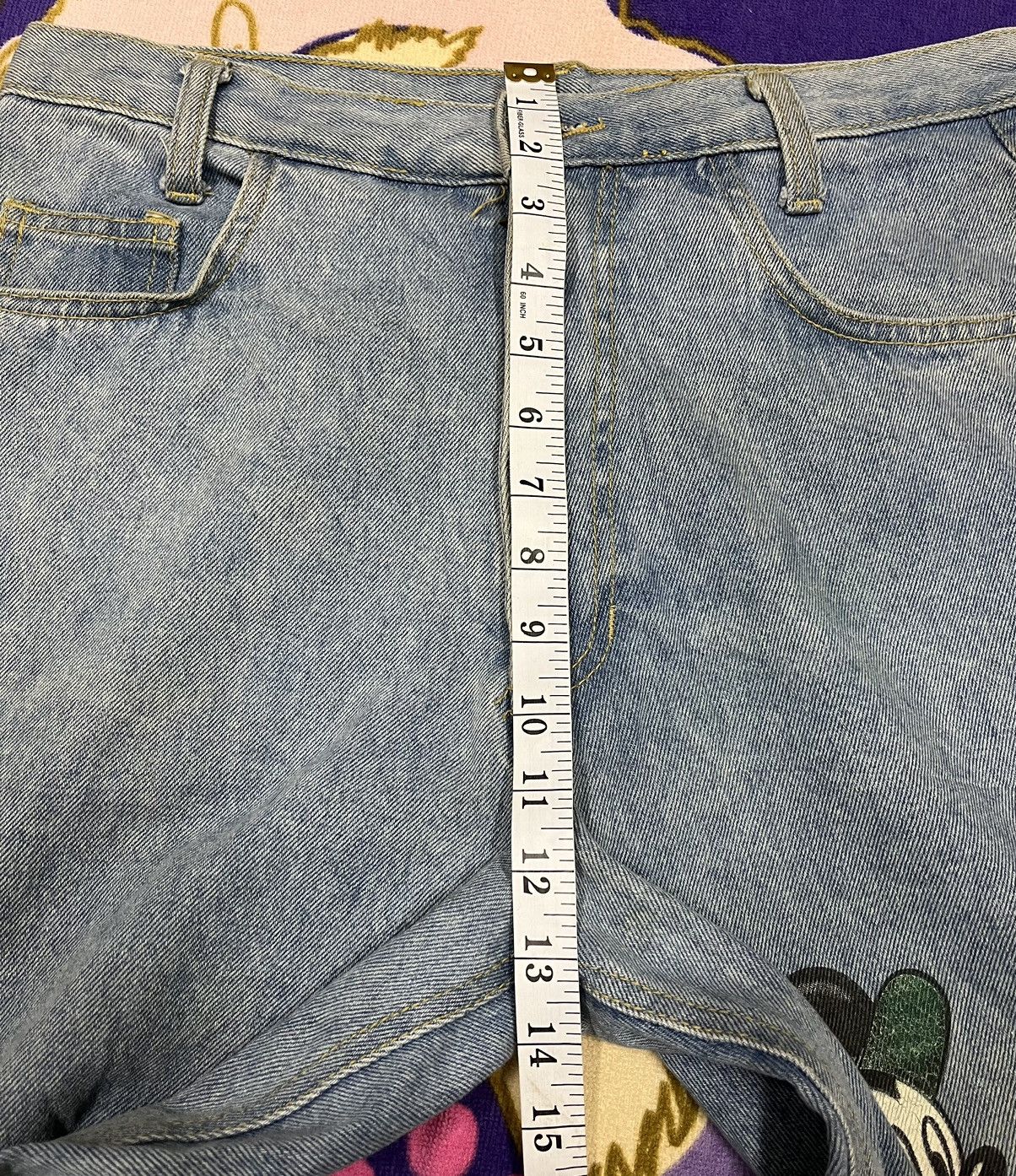 Mickey Mouse Vintage MICKEY MOUSE Made in USA Talon Zip Denim x Rare Size US 31 - 12 Thumbnail