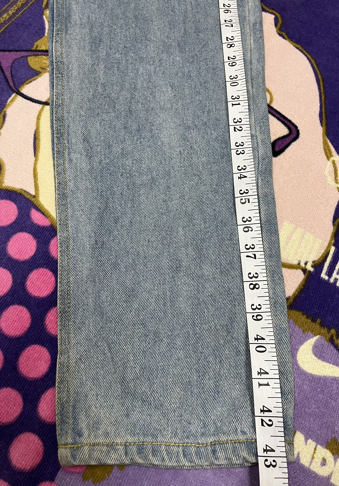 Mickey Mouse Vintage MICKEY MOUSE Made in USA Talon Zip Denim x Rare Size US 31 - 14 Thumbnail