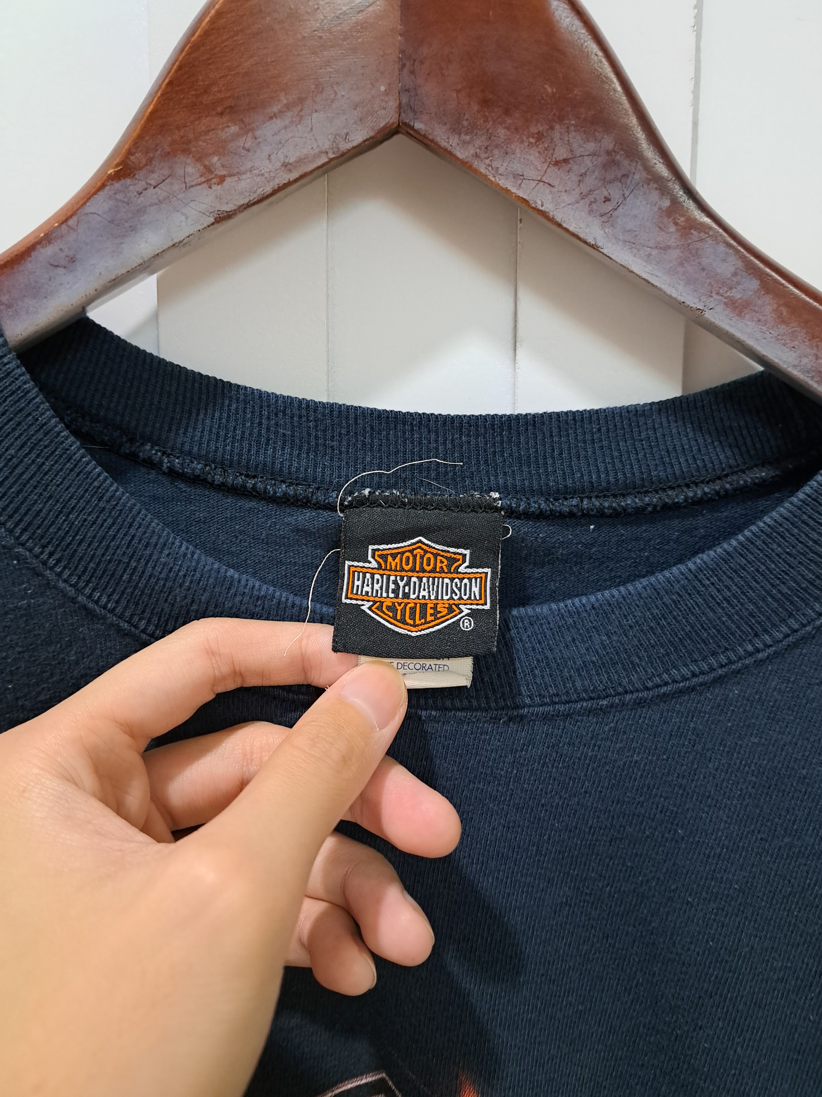 Harley Davidson Vintage Harley Davidson Flame Long Sleeve T-Shirt Size US XXL / EU 58 / 5 - 5 Thumbnail