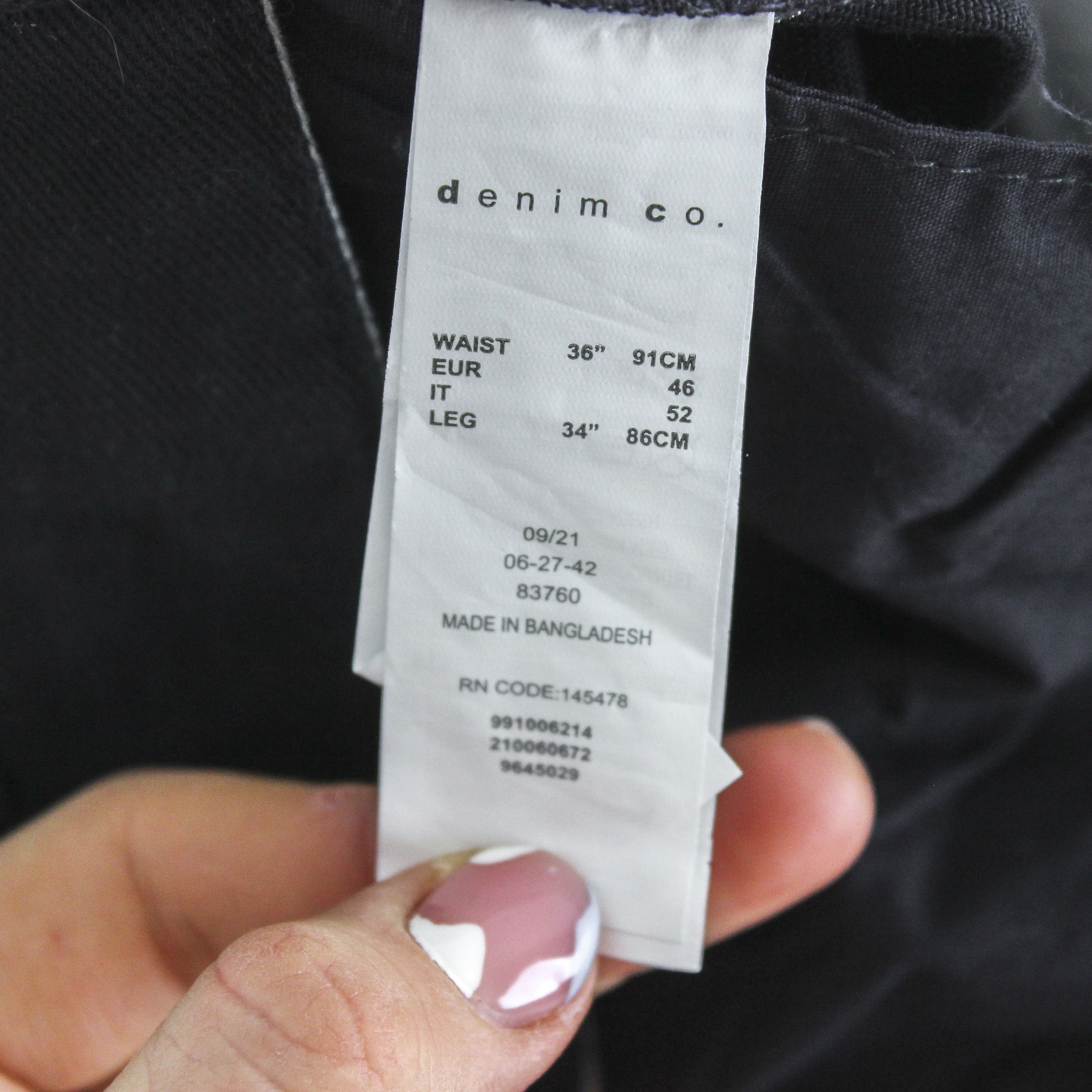 Primark THE STRONGHOLD Relaxed Tapered W36 L34 Pants Trousers Work Size US 36 / EU 52 - 6 Thumbnail
