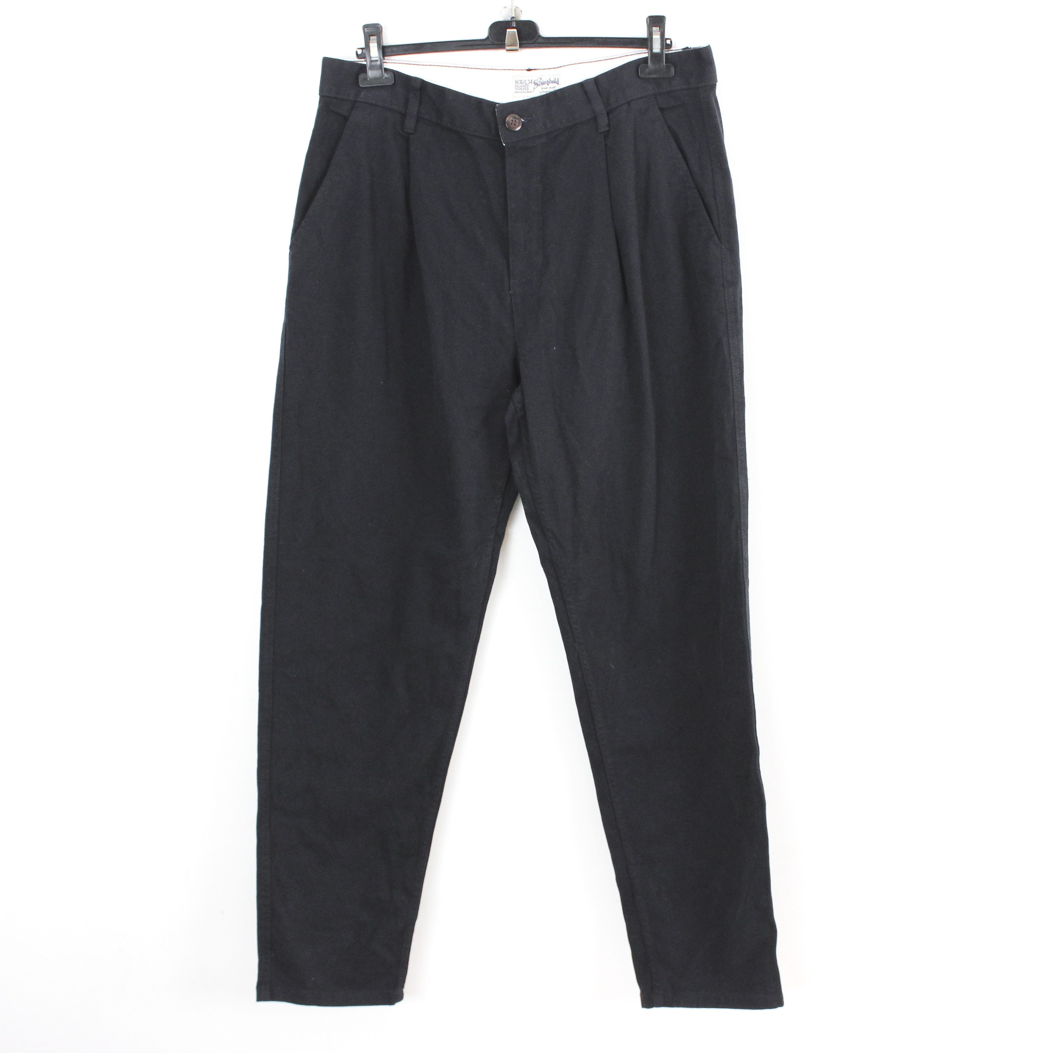 Primark THE STRONGHOLD Relaxed Tapered W36 L34 Pants Trousers Work Size US 36 / EU 52 - 1 Thumbnail