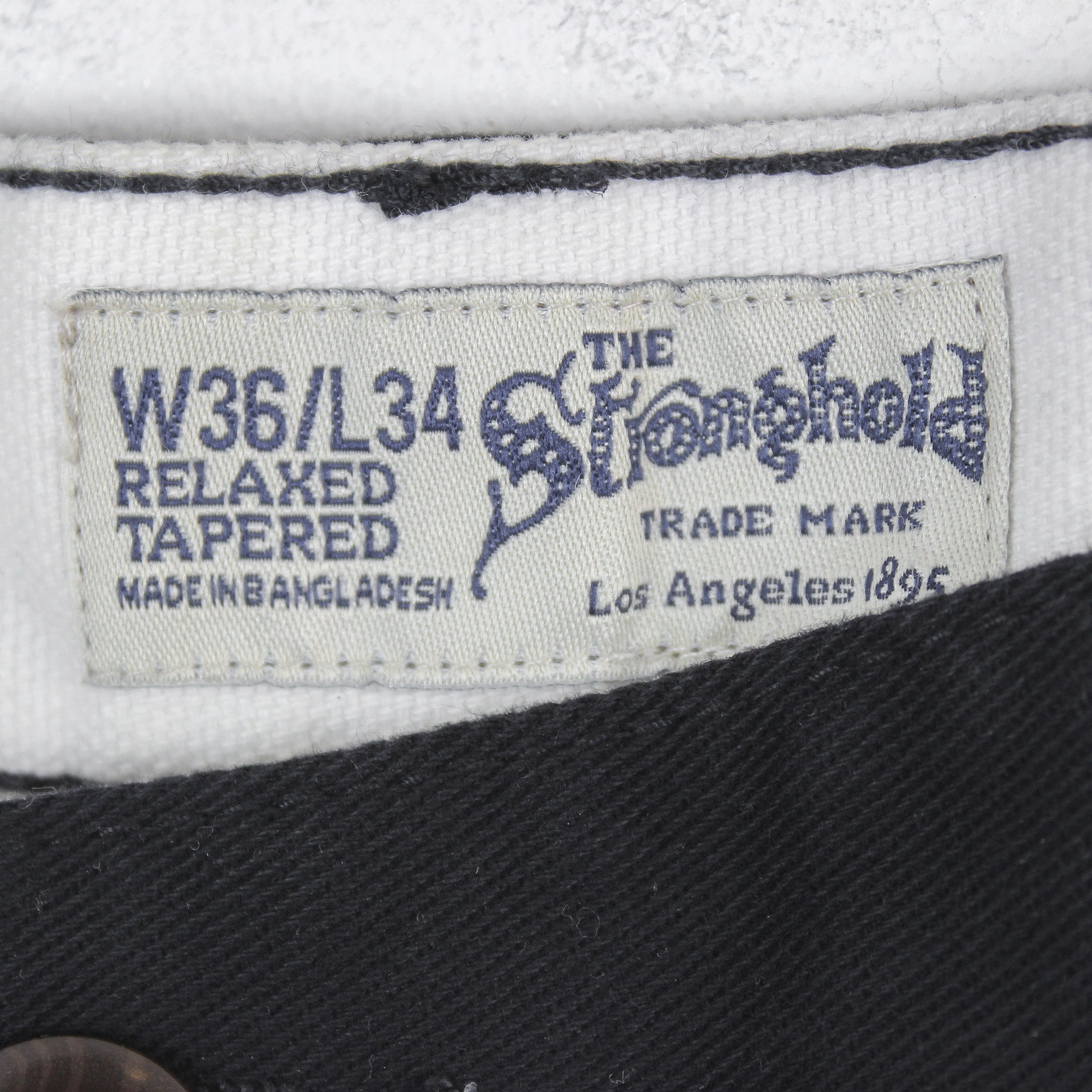 Primark THE STRONGHOLD Relaxed Tapered W36 L34 Pants Trousers Work Size US 36 / EU 52 - 5 Thumbnail