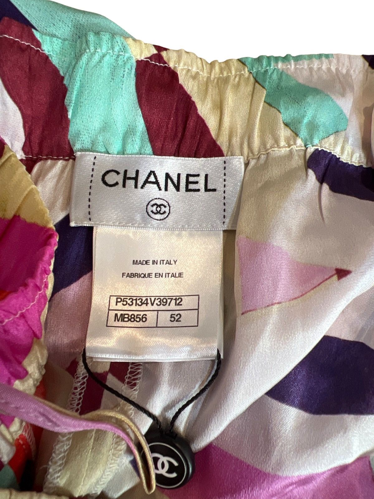 Chanel CHANEL MULTI COLOUR PYJAMAS SET Size US XXL / EU 58 / 5 - 7 Thumbnail