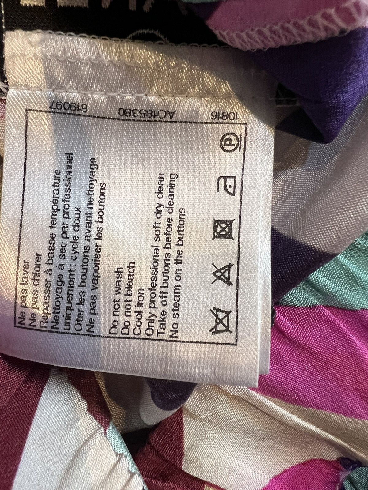 Chanel CHANEL MULTI COLOUR PYJAMAS SET Size US XXL / EU 58 / 5 - 12 Thumbnail