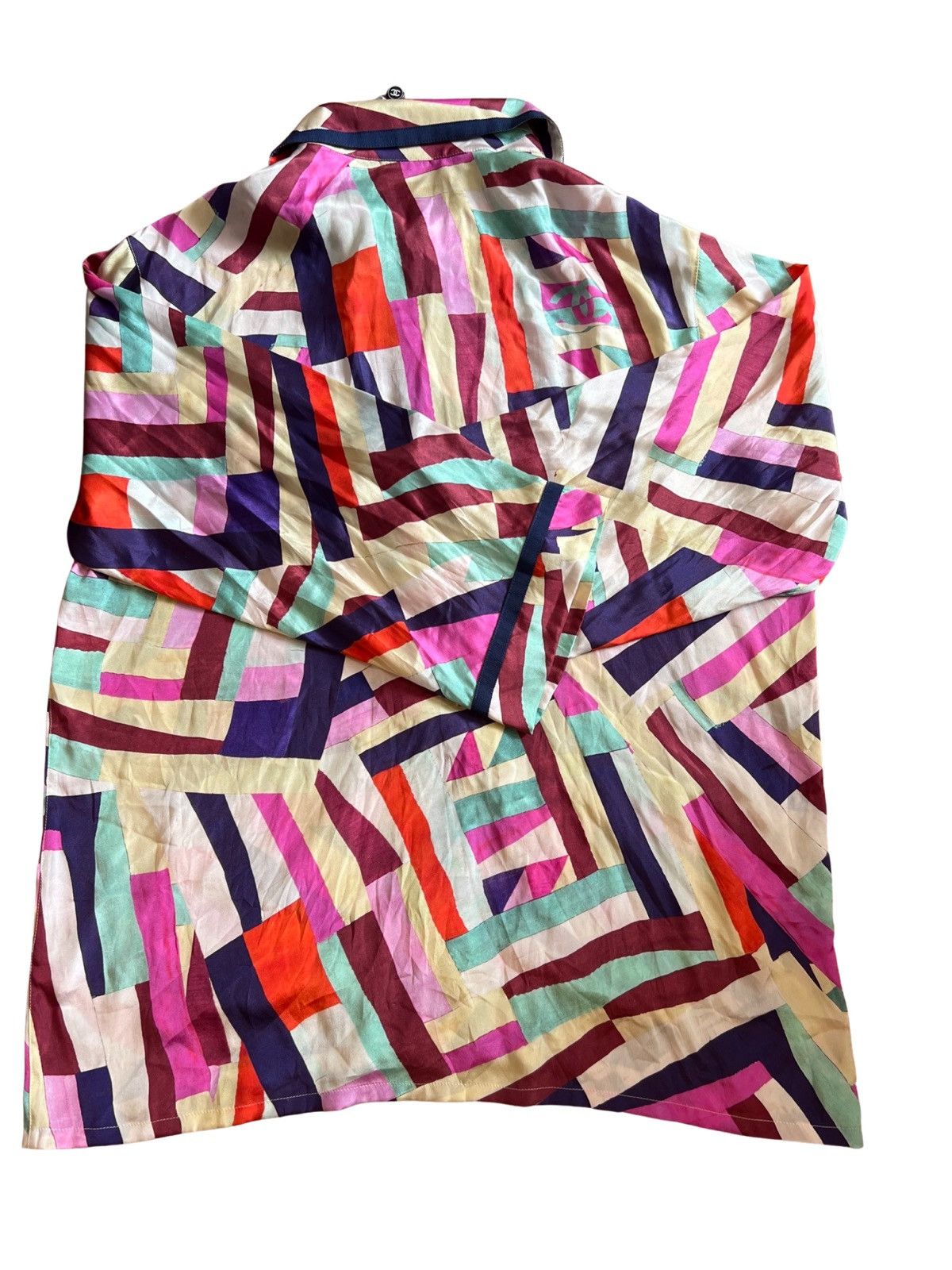 Chanel CHANEL MULTI COLOUR PYJAMAS SET Size US XXL / EU 58 / 5 - 2 Thumbnail